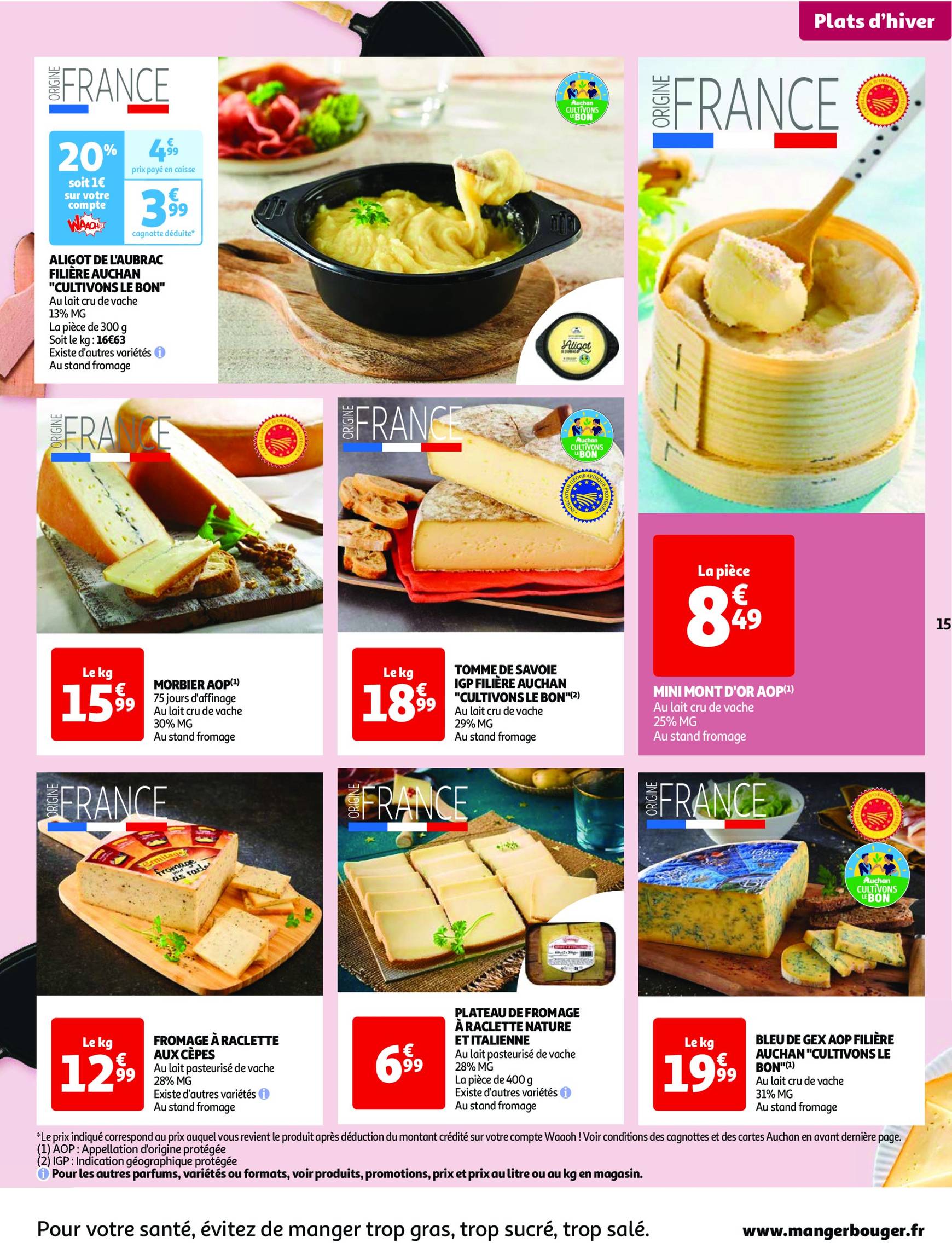 auchan - Catalogue Auchan - Une semaine d'offres à prix cassés valable dès 22.10. - 28.10. - page: 15