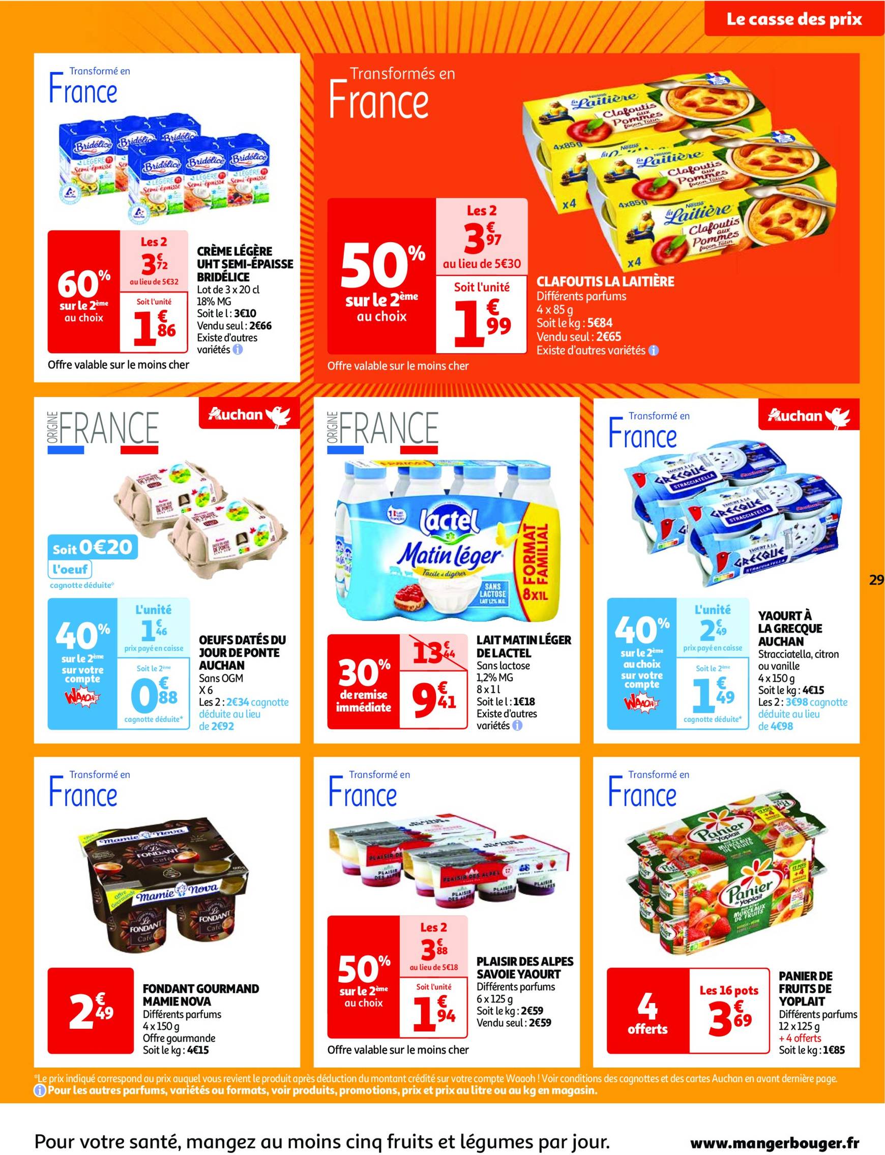 auchan - Catalogue Auchan - Une semaine d'offres à prix cassés valable dès 22.10. - 28.10. - page: 29