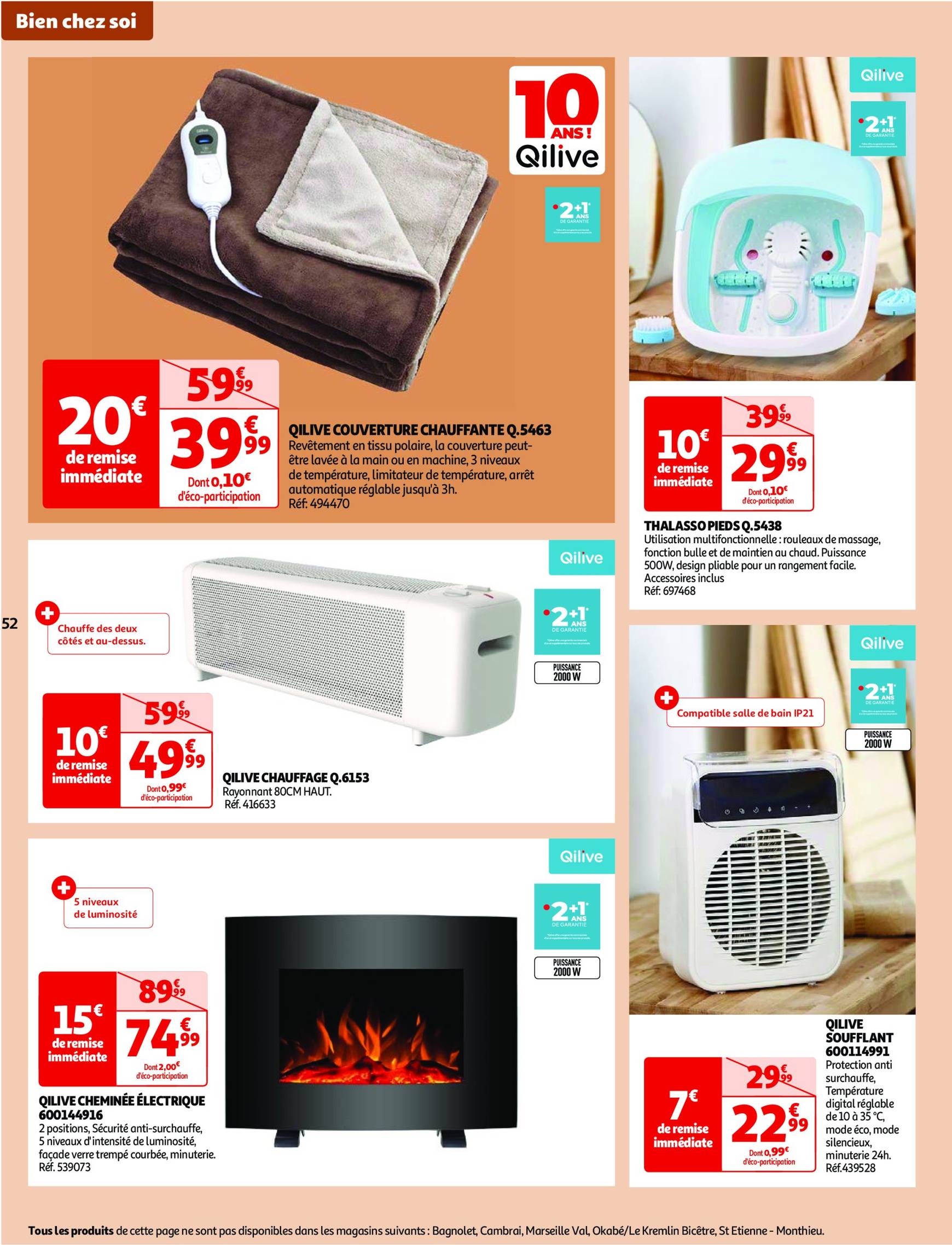 auchan - Catalogue Auchan - Une semaine d'offres à prix cassés valable dès 22.10. - 28.10. - page: 52