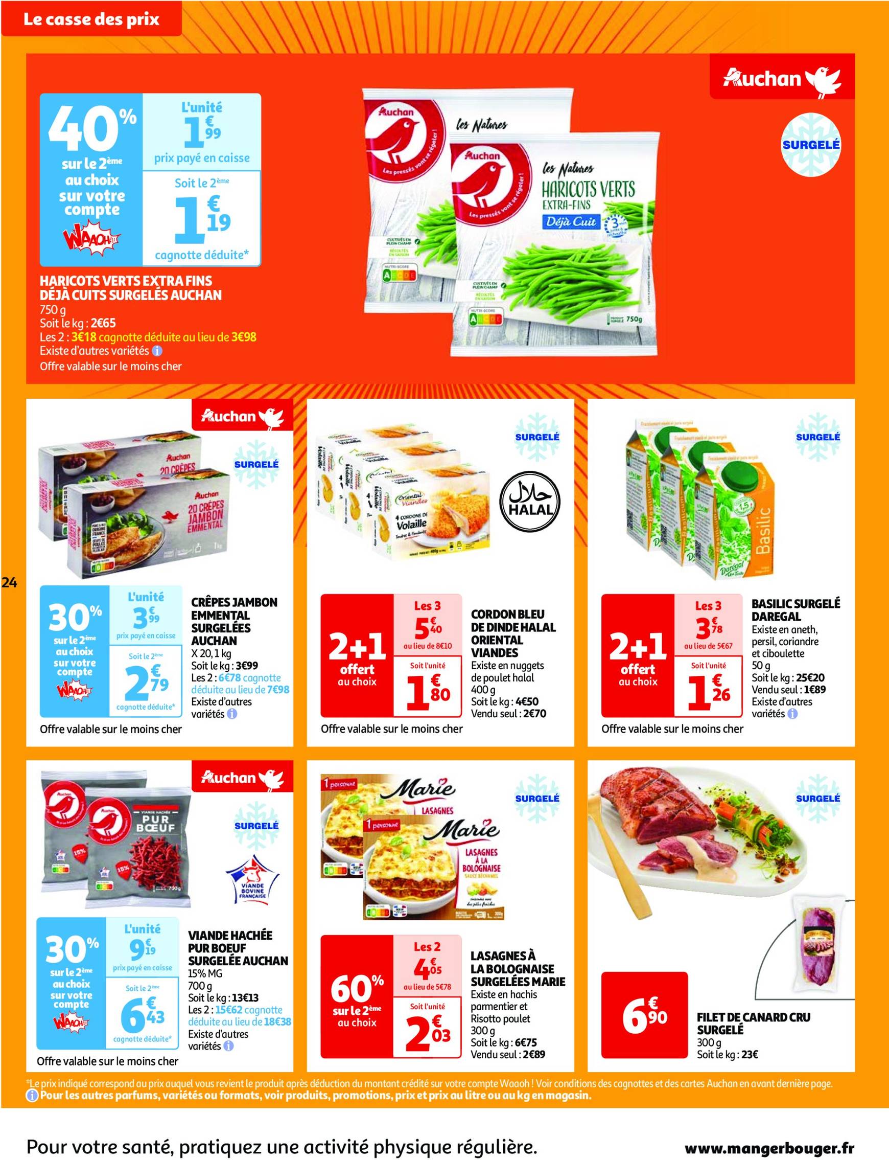 auchan - Catalogue Auchan - Une semaine d'offres à prix cassés valable dès 22.10. - 28.10. - page: 24