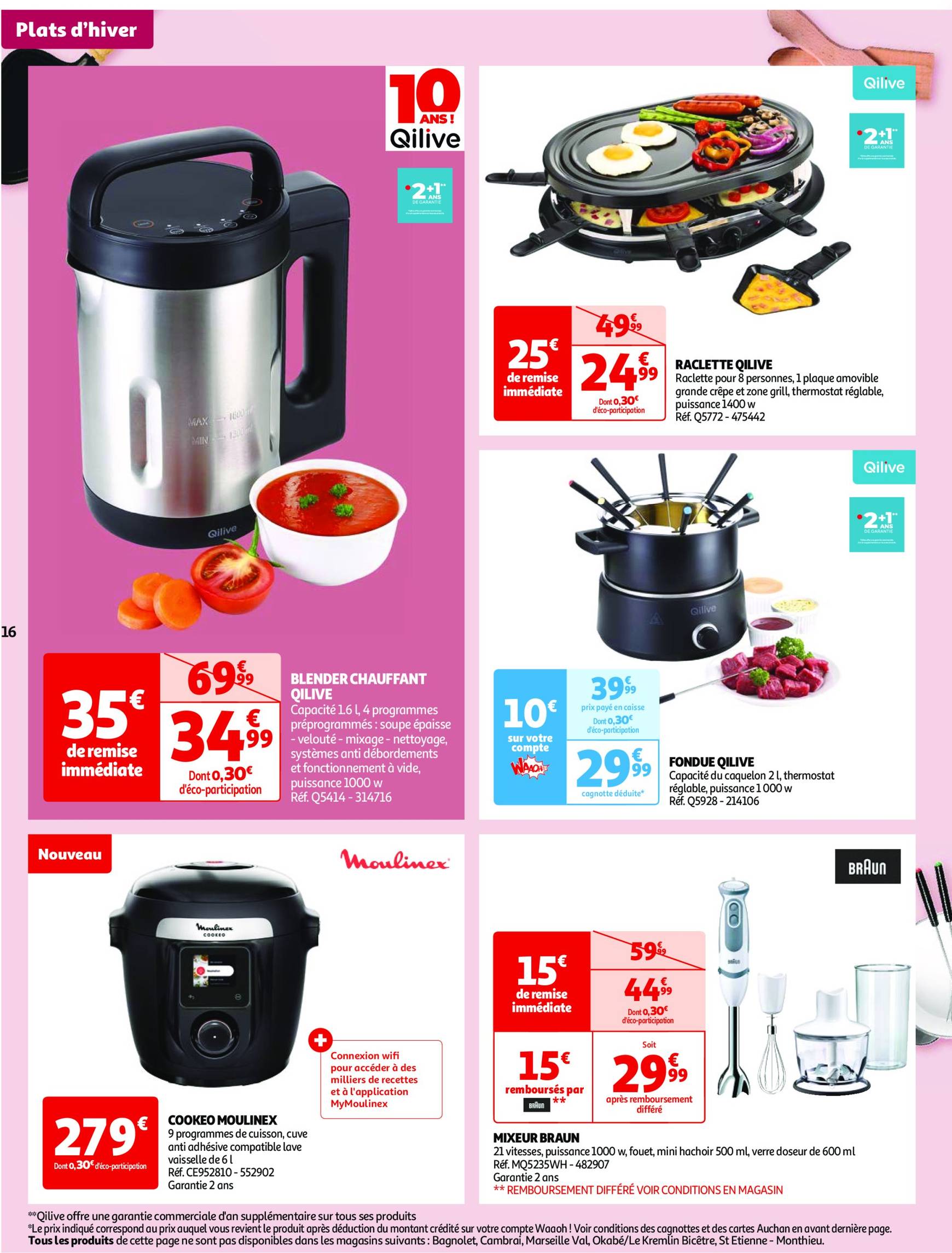 auchan - Catalogue Auchan - Une semaine d'offres à prix cassés valable dès 22.10. - 28.10. - page: 16