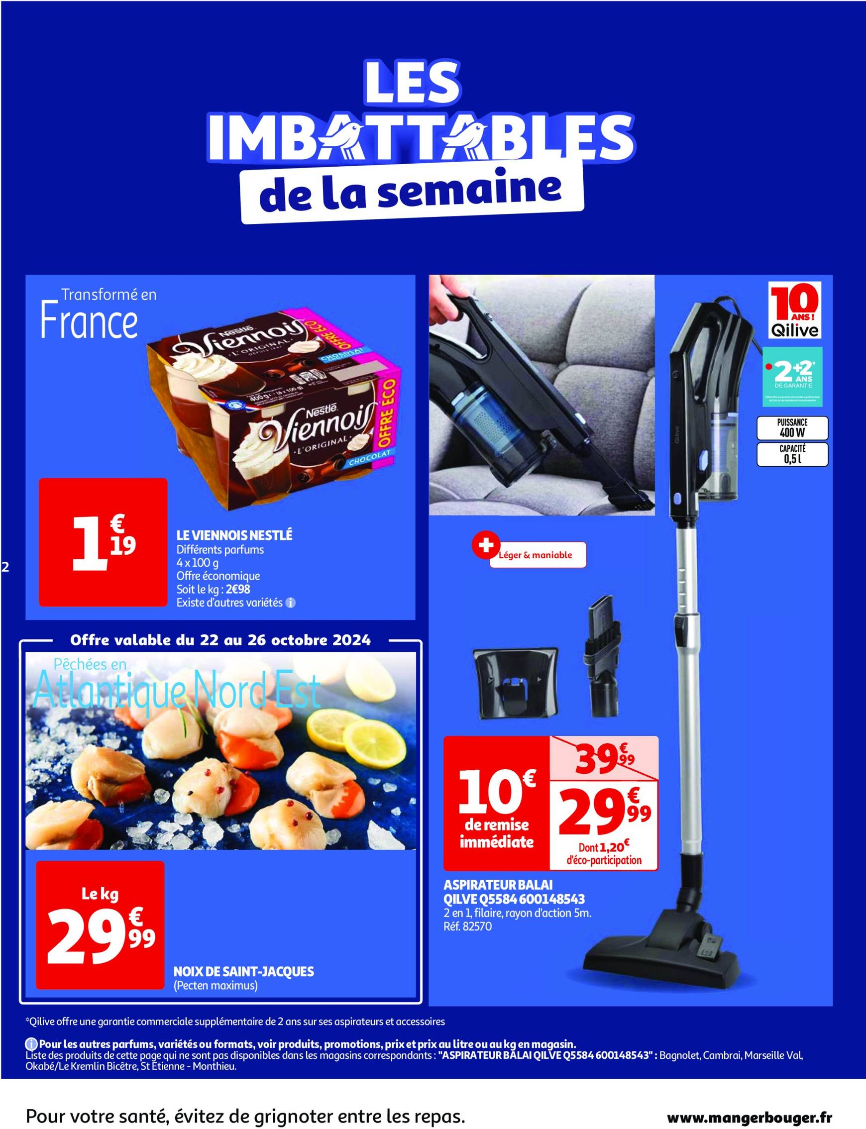 auchan - Catalogue Auchan - Une semaine d'offres à prix cassés valable dès 22.10. - 28.10. - page: 2