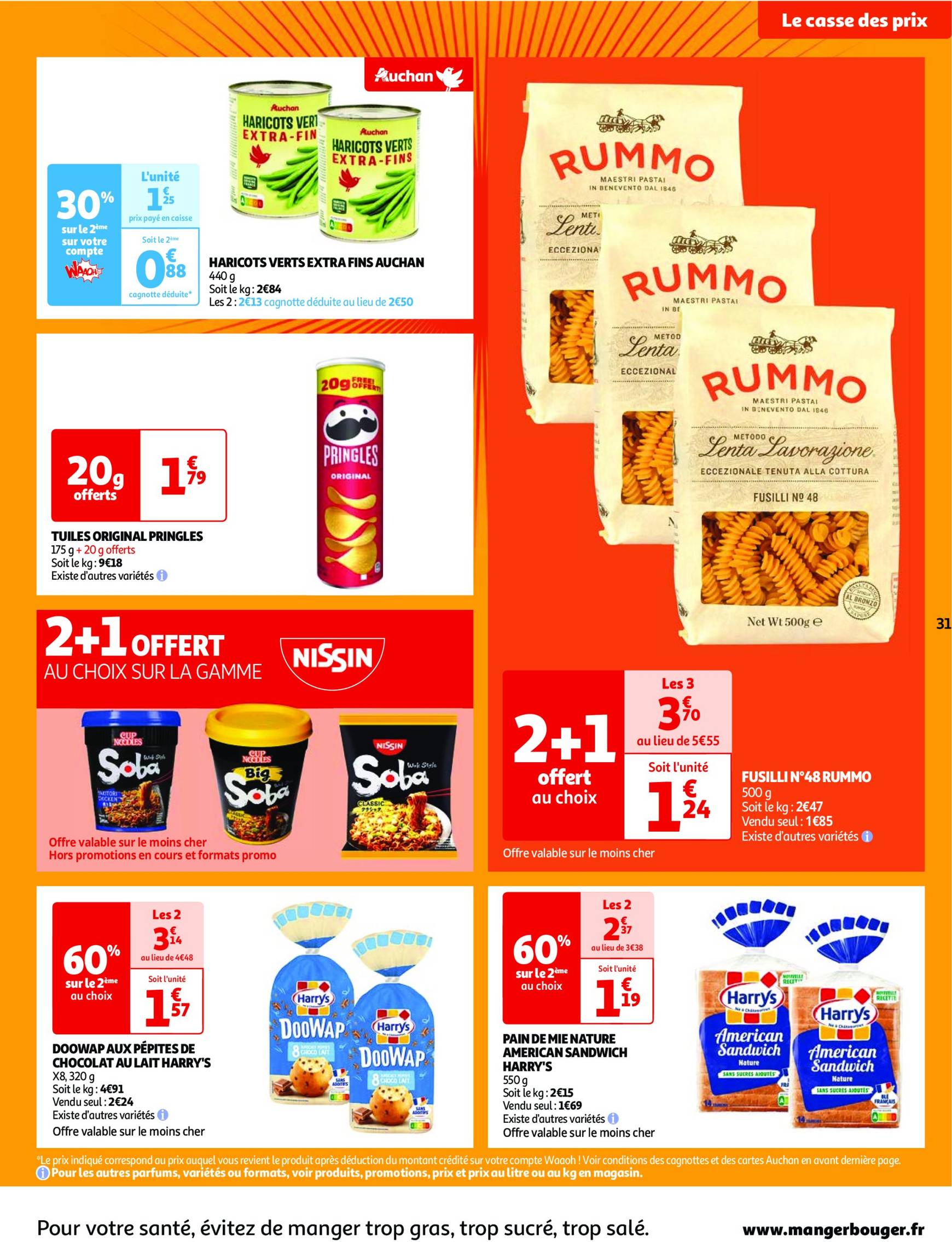 auchan - Catalogue Auchan - Une semaine d'offres à prix cassés valable dès 22.10. - 28.10. - page: 31