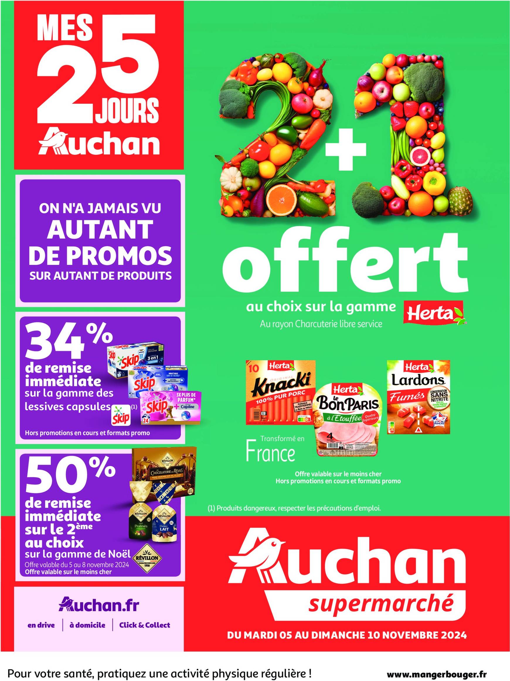 auchan - Catalogue Auchan supermarché - Les 25 jours Auchan, ça continue dans votre super ! valable dès 05.11. - 10.11.