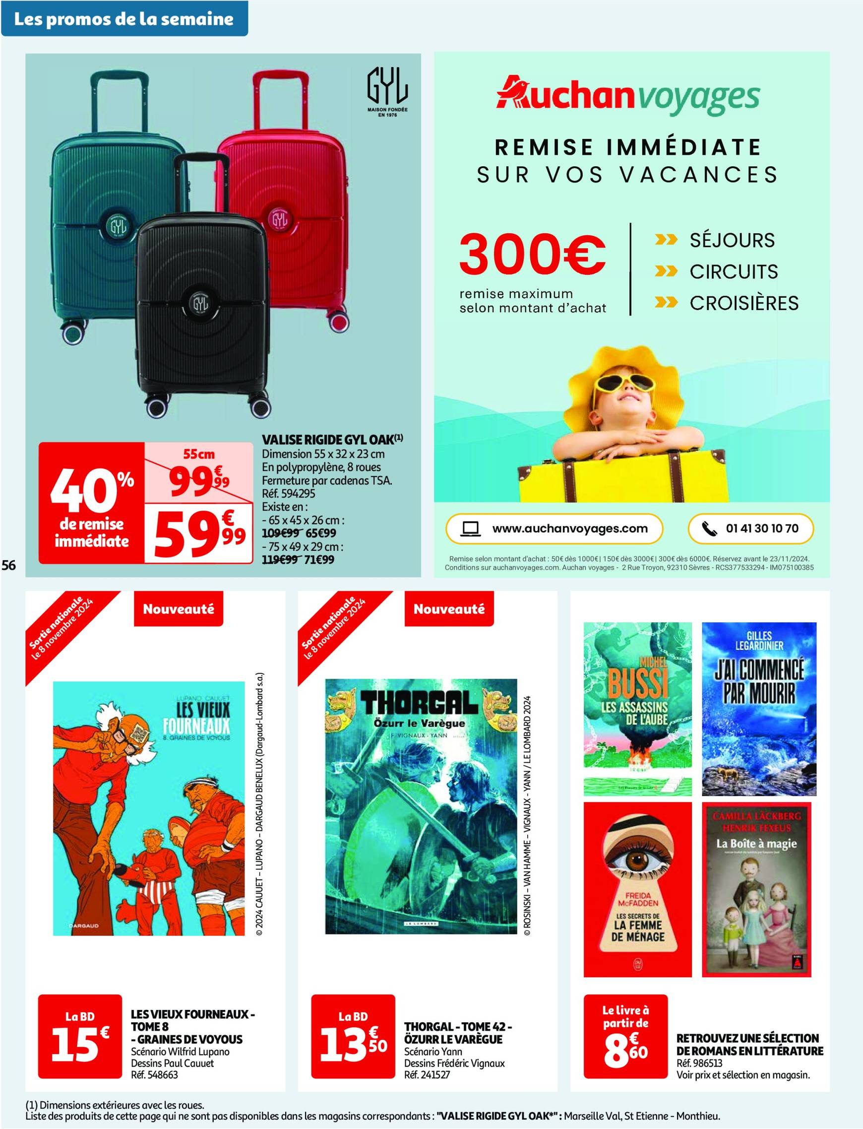 auchan - Catalogue Auchan - Mes 25 jours Auchan, ça continue ! valable dès 05.11. - 11.11. - page: 56