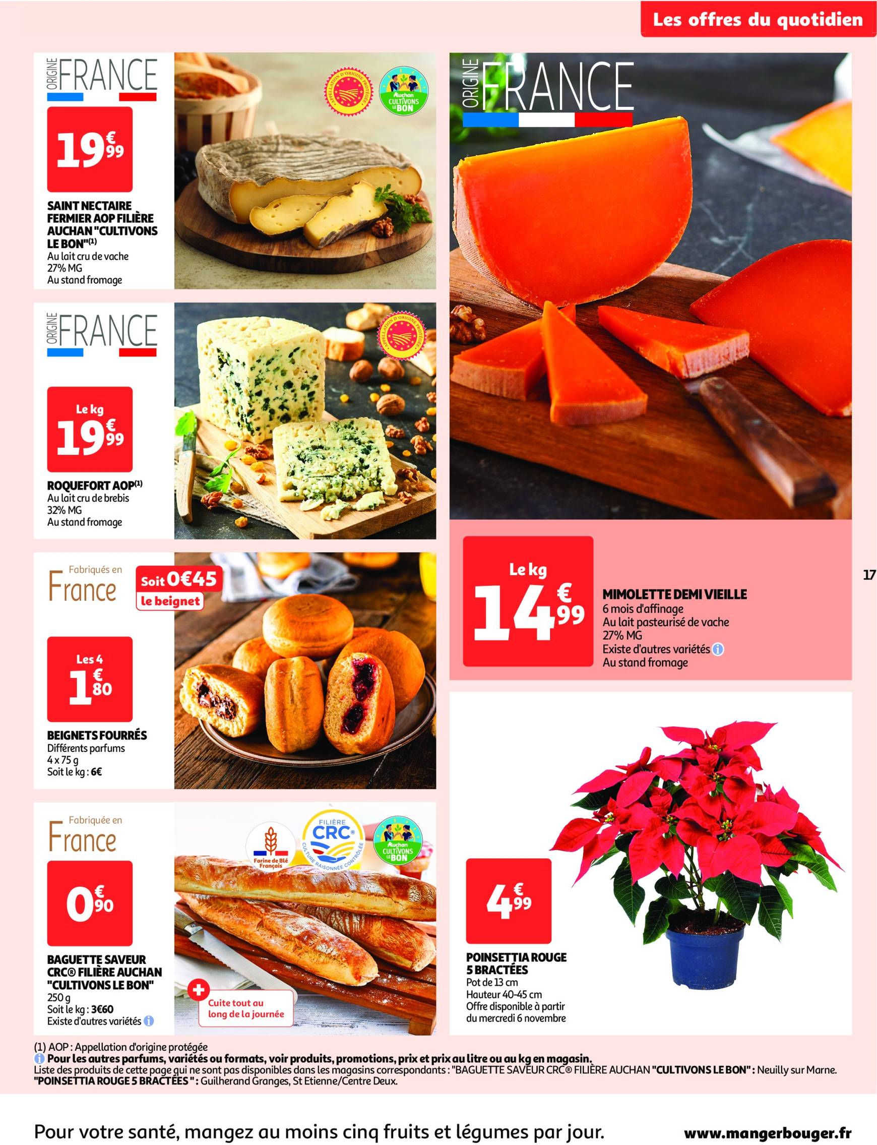 auchan - Catalogue Auchan - Mes 25 jours Auchan, ça continue ! valable dès 05.11. - 11.11. - page: 17