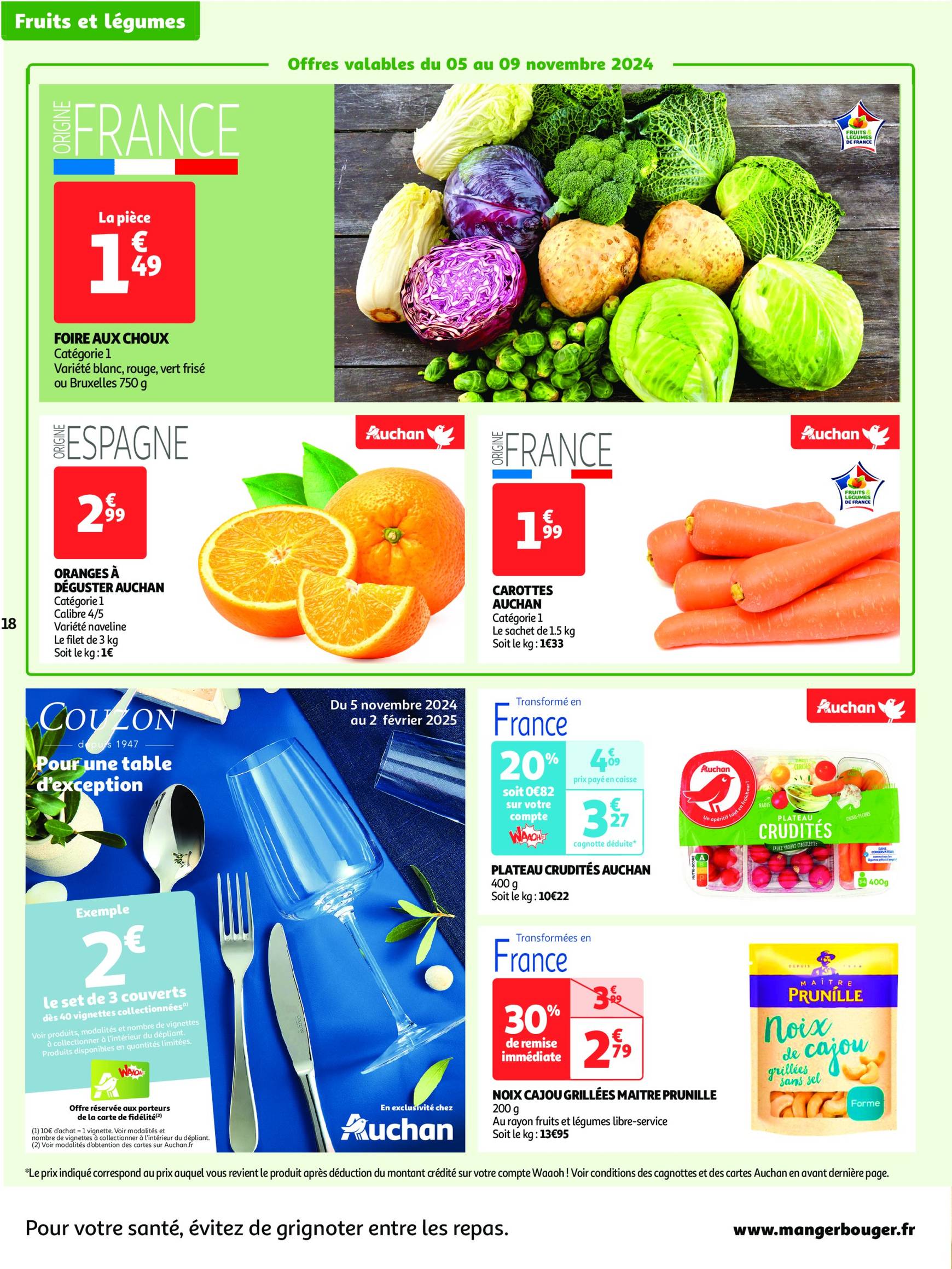 auchan - Catalogue Auchan - Mes 25 jours Auchan, ça continue ! valable dès 05.11. - 11.11. - page: 18