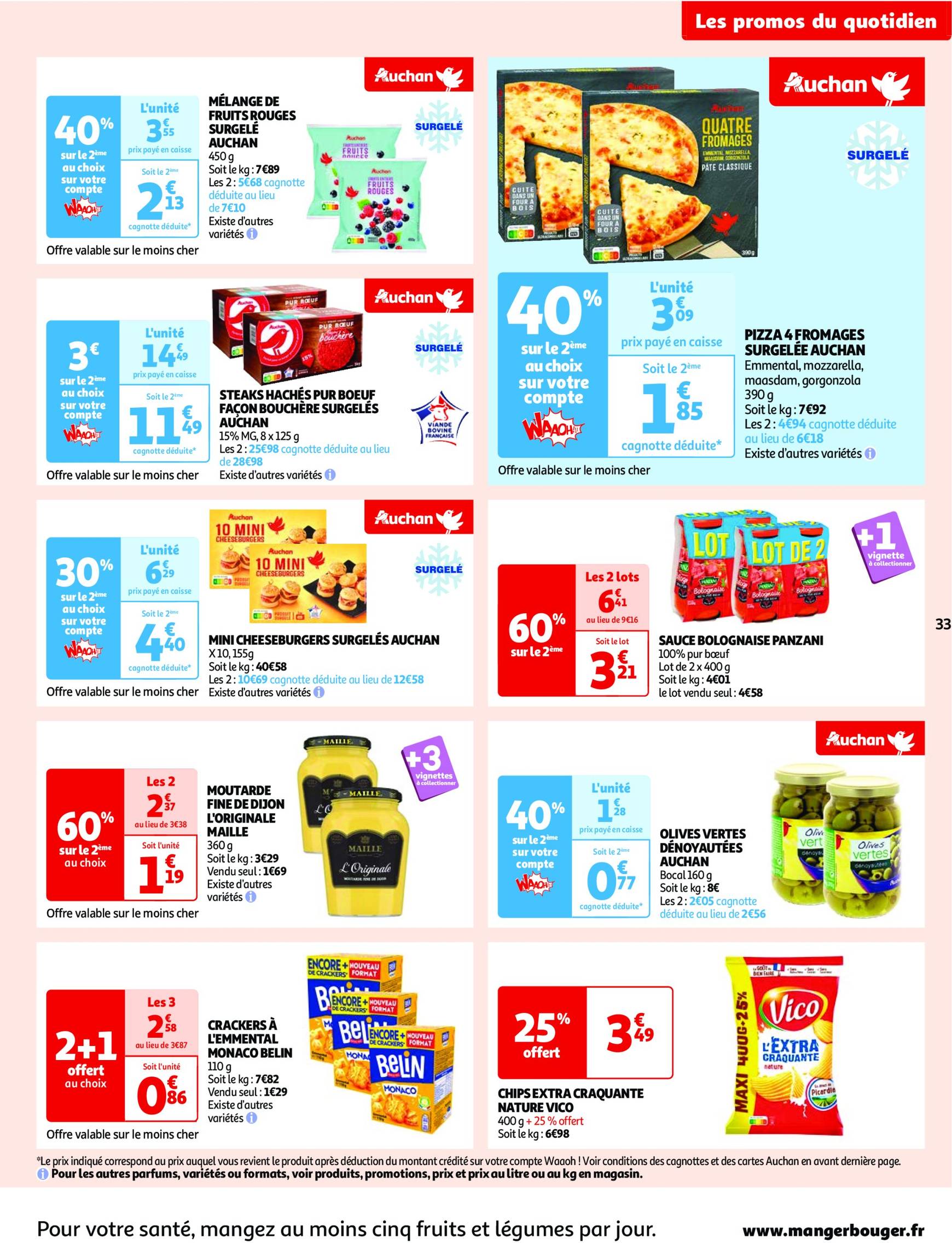 auchan - Catalogue Auchan - Mes 25 jours Auchan, ça continue ! valable dès 05.11. - 11.11. - page: 33