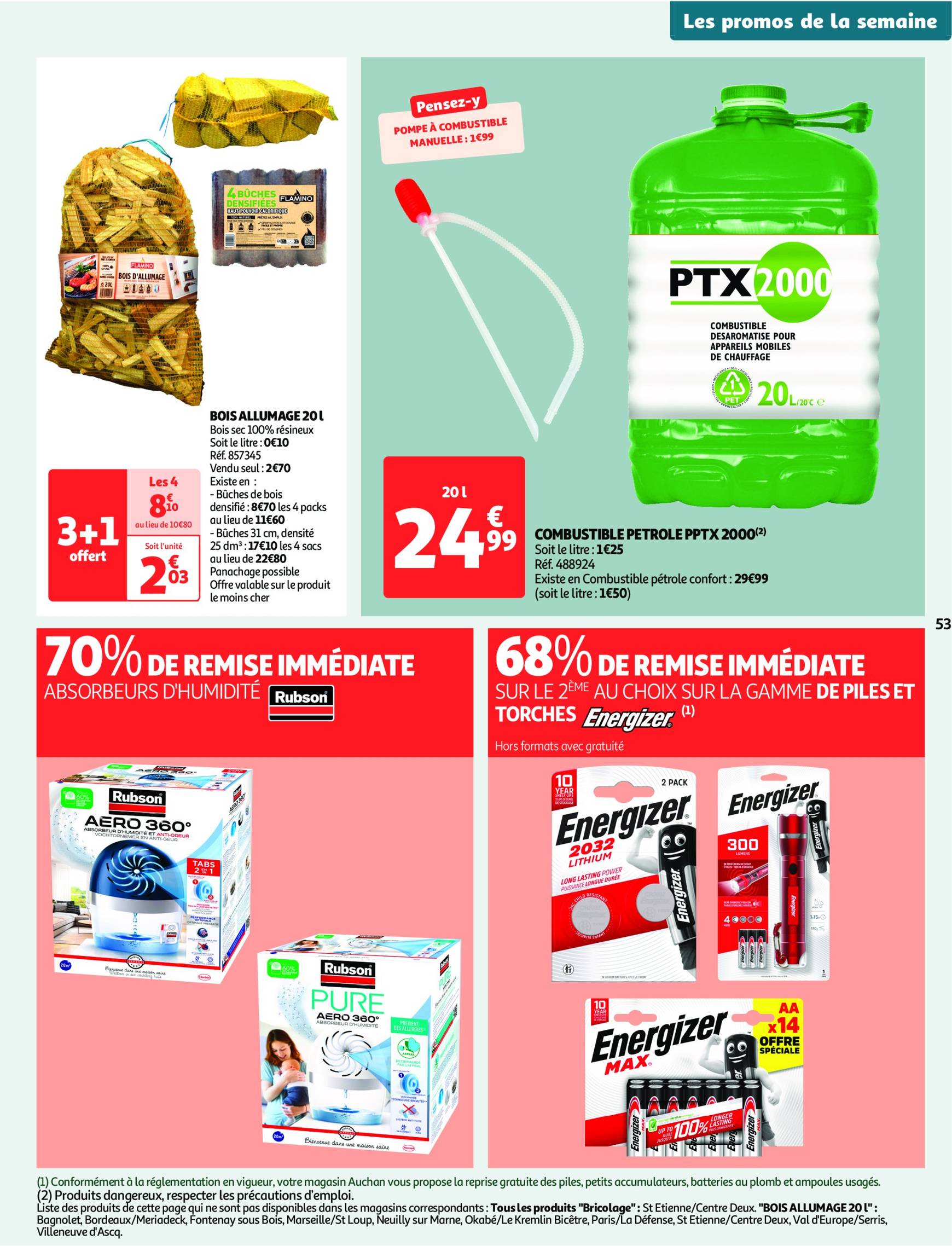 auchan - Catalogue Auchan - Mes 25 jours Auchan, ça continue ! valable dès 05.11. - 11.11. - page: 53