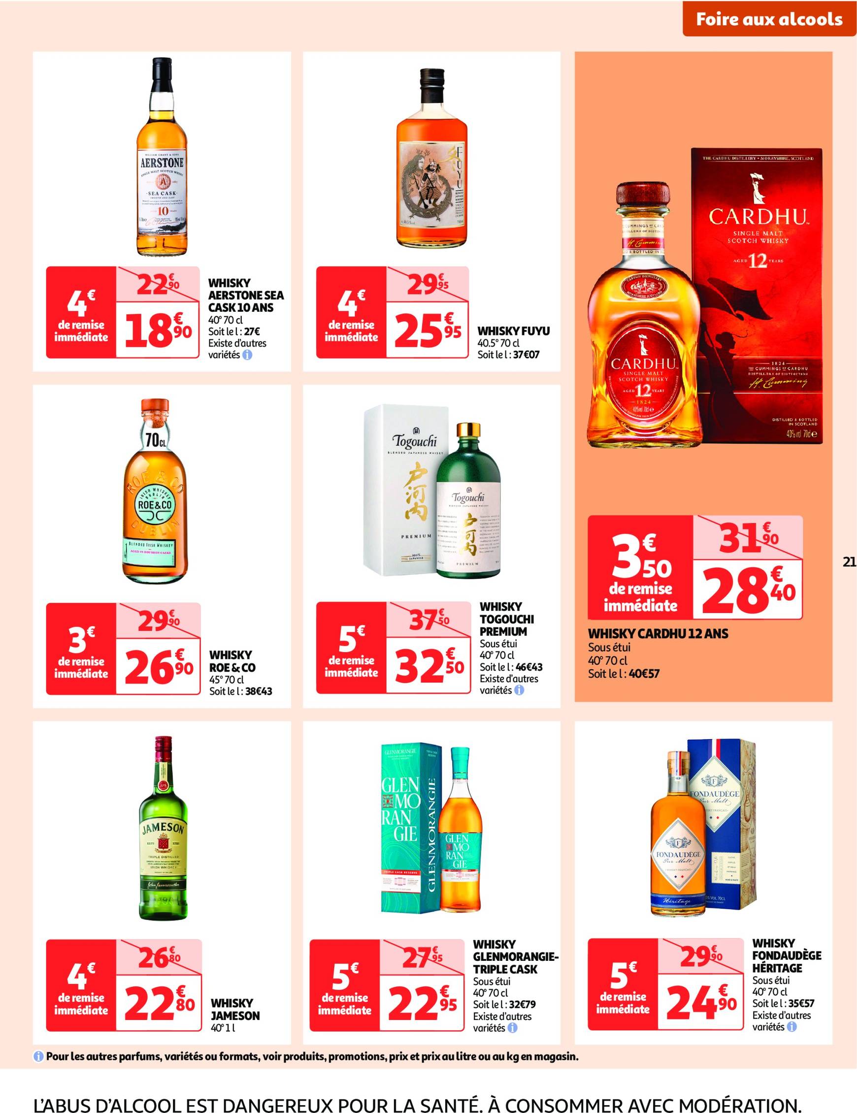 auchan - Catalogue Auchan - Mes 25 jours Auchan, ça continue ! valable dès 05.11. - 11.11. - page: 21