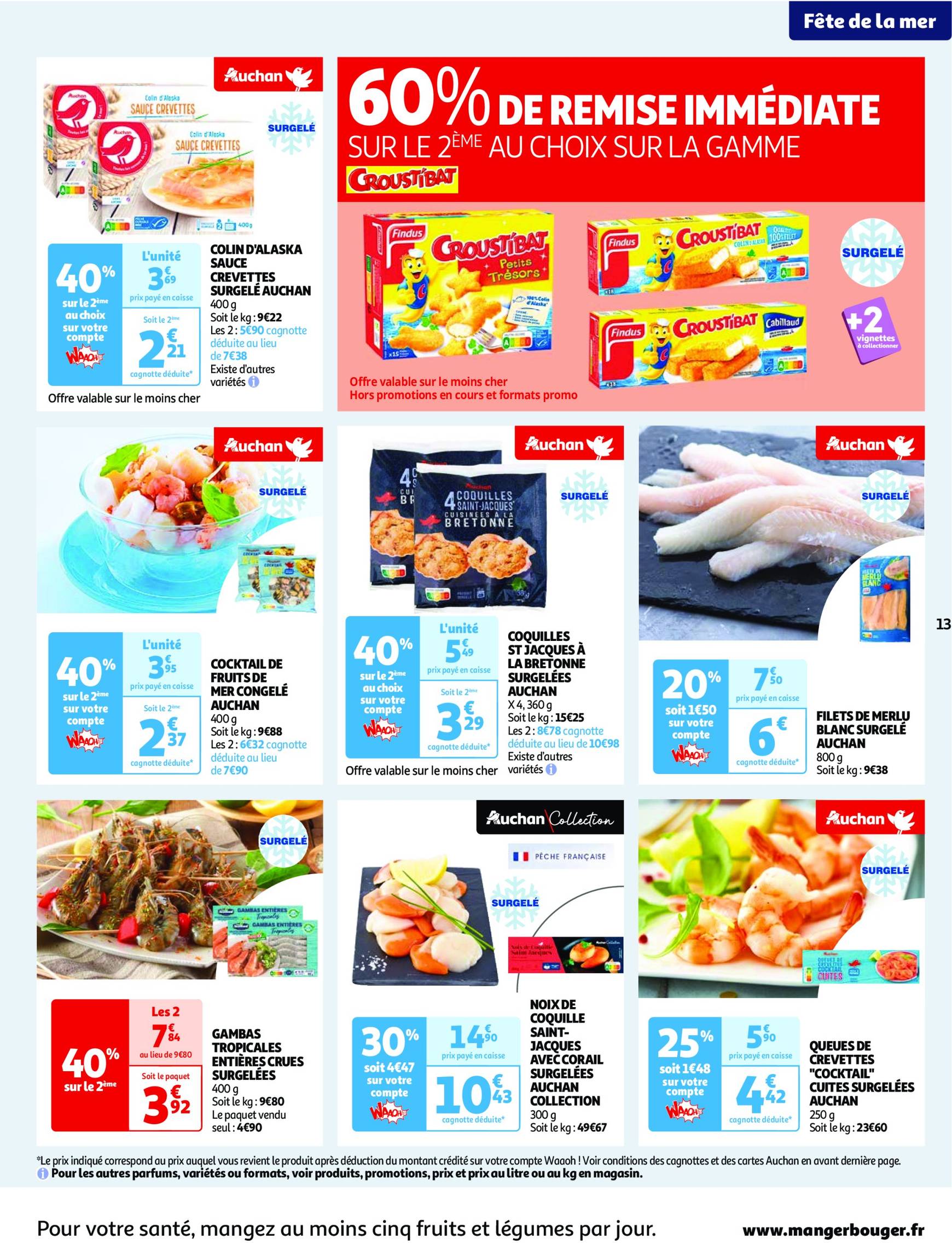 auchan - Catalogue Auchan - Mes 25 jours Auchan, ça continue ! valable dès 05.11. - 11.11. - page: 13