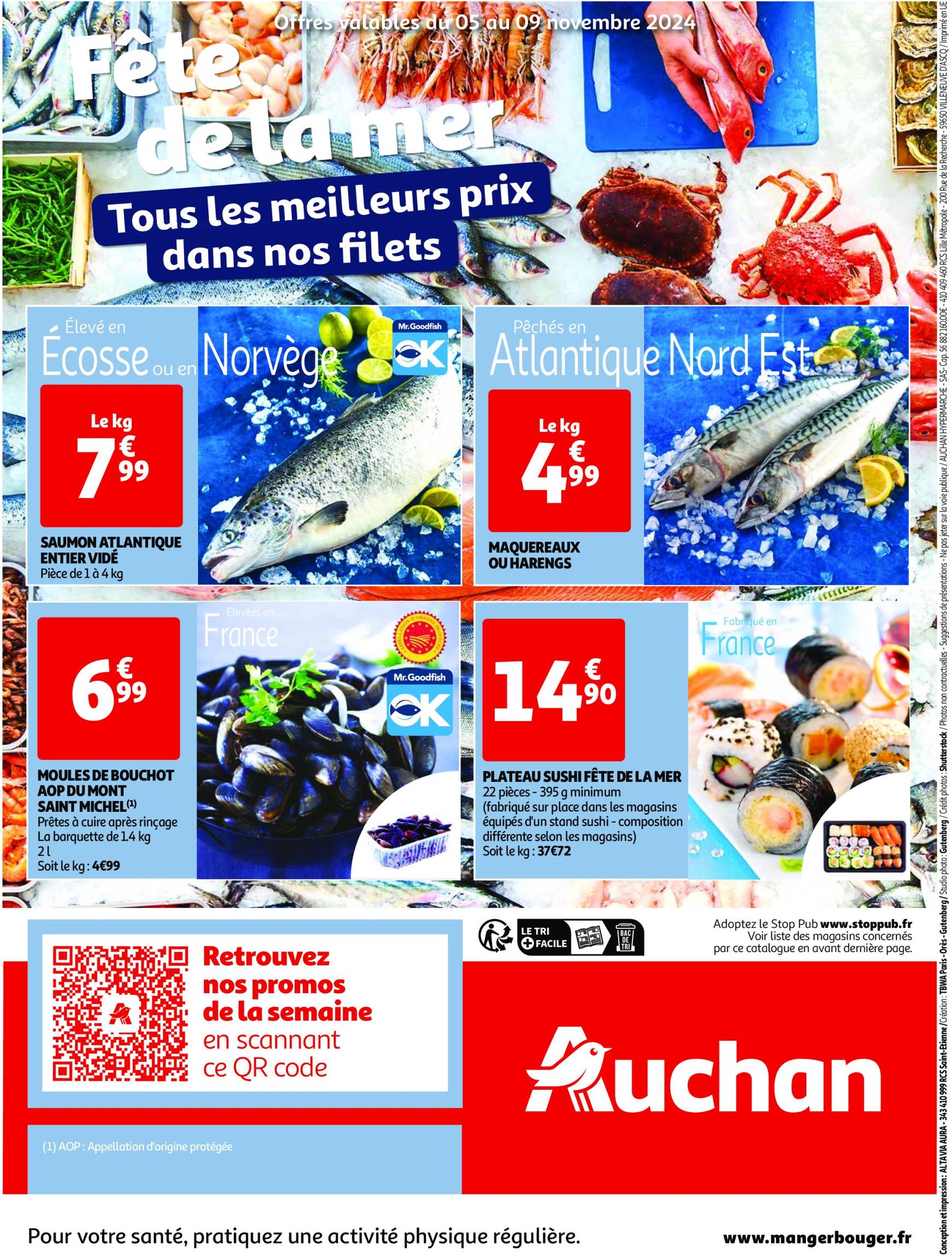 auchan - Catalogue Auchan - Mes 25 jours Auchan, ça continue ! valable dès 05.11. - 11.11. - page: 64