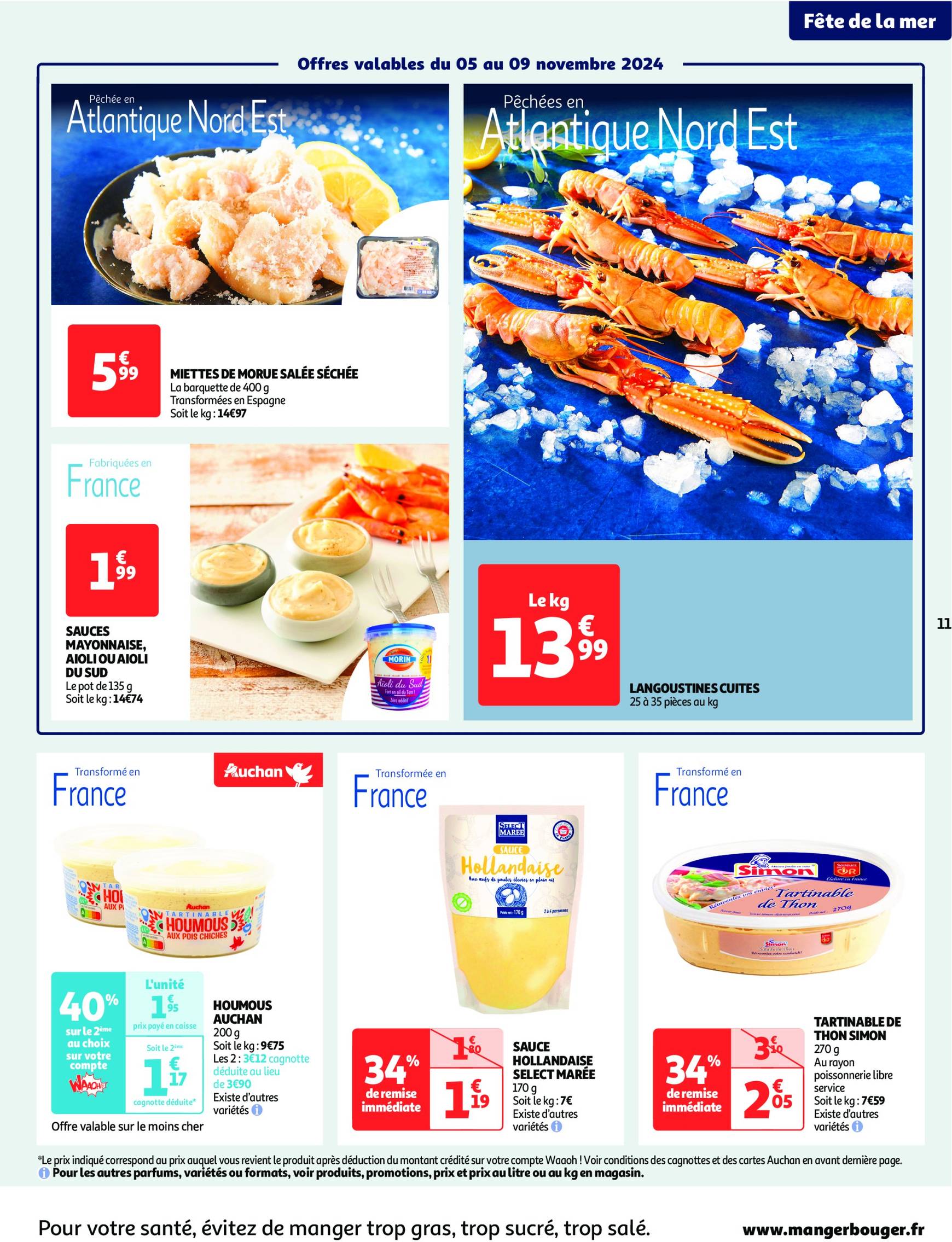 auchan - Catalogue Auchan - Mes 25 jours Auchan, ça continue ! valable dès 05.11. - 11.11. - page: 11