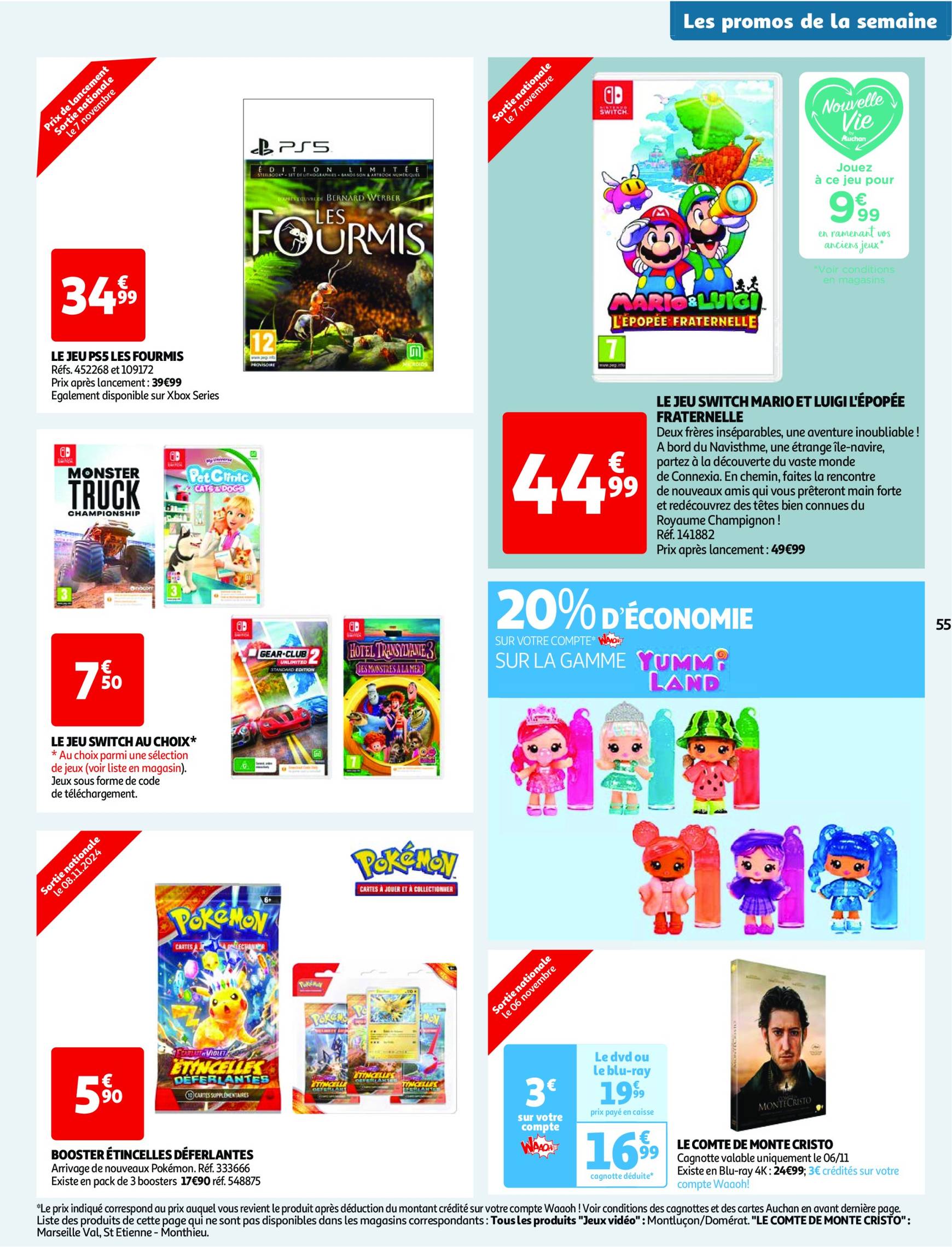 auchan - Catalogue Auchan - Mes 25 jours Auchan, ça continue ! valable dès 05.11. - 11.11. - page: 55