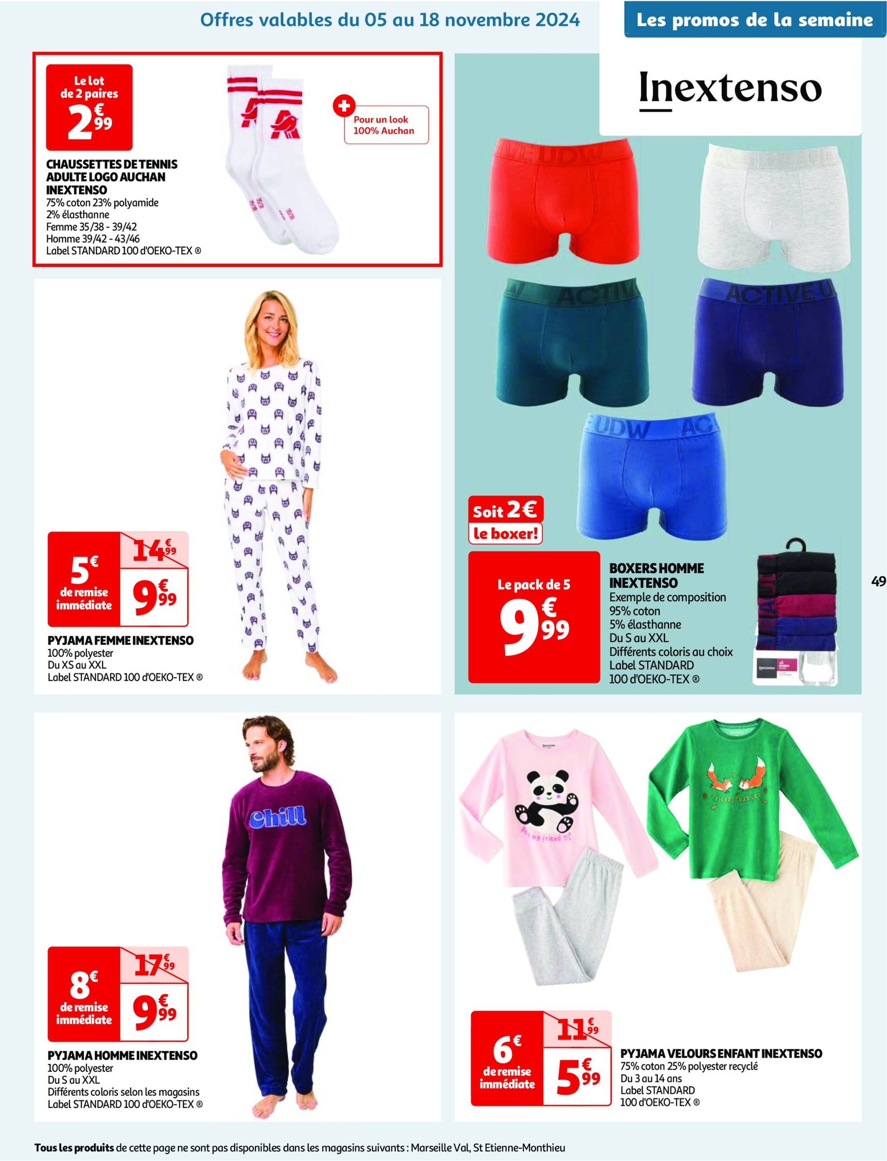 auchan - Catalogue Auchan - Mes 25 jours Auchan, ça continue ! valable dès 05.11. - 11.11. - page: 49