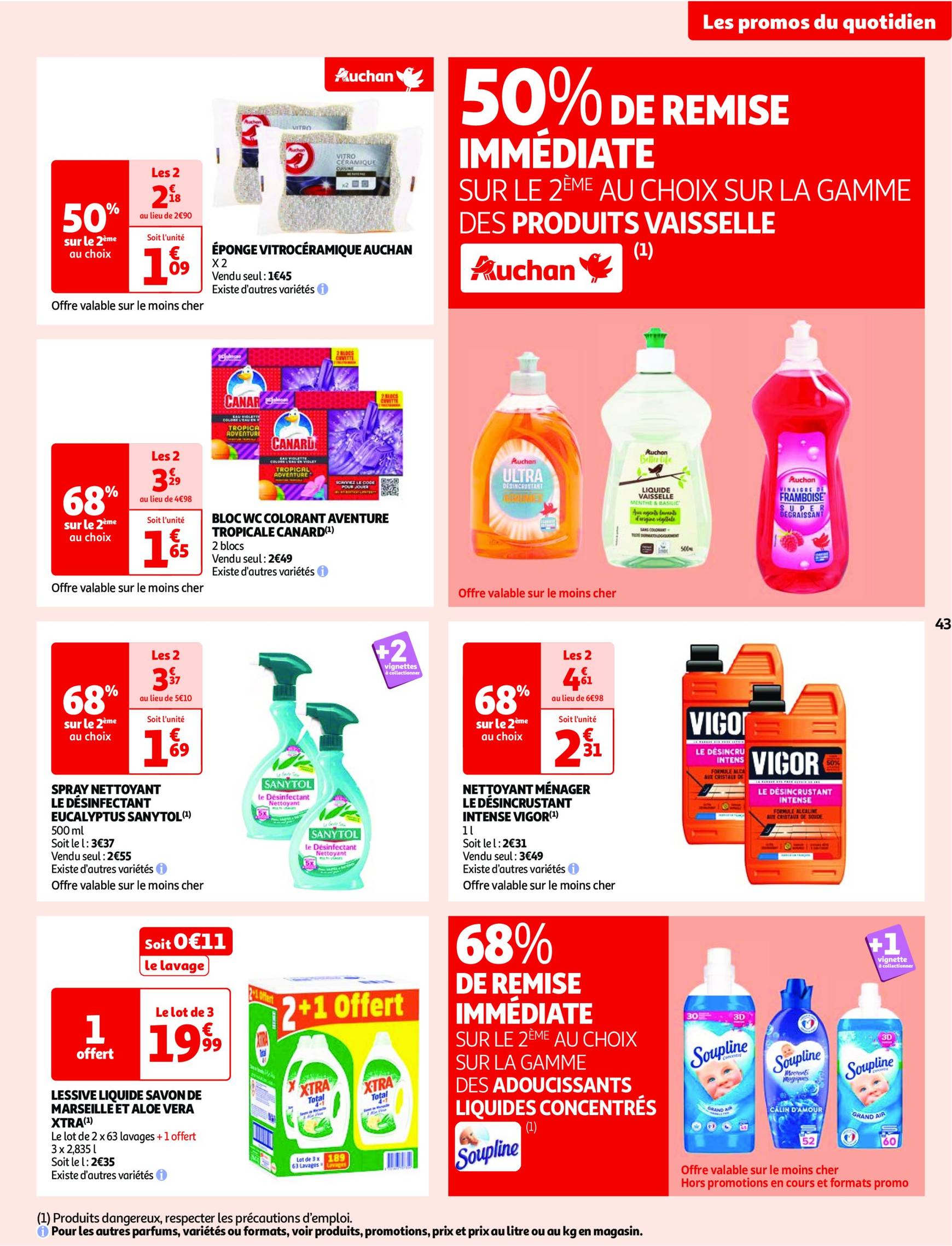 auchan - Catalogue Auchan - Mes 25 jours Auchan, ça continue ! valable dès 05.11. - 11.11. - page: 43