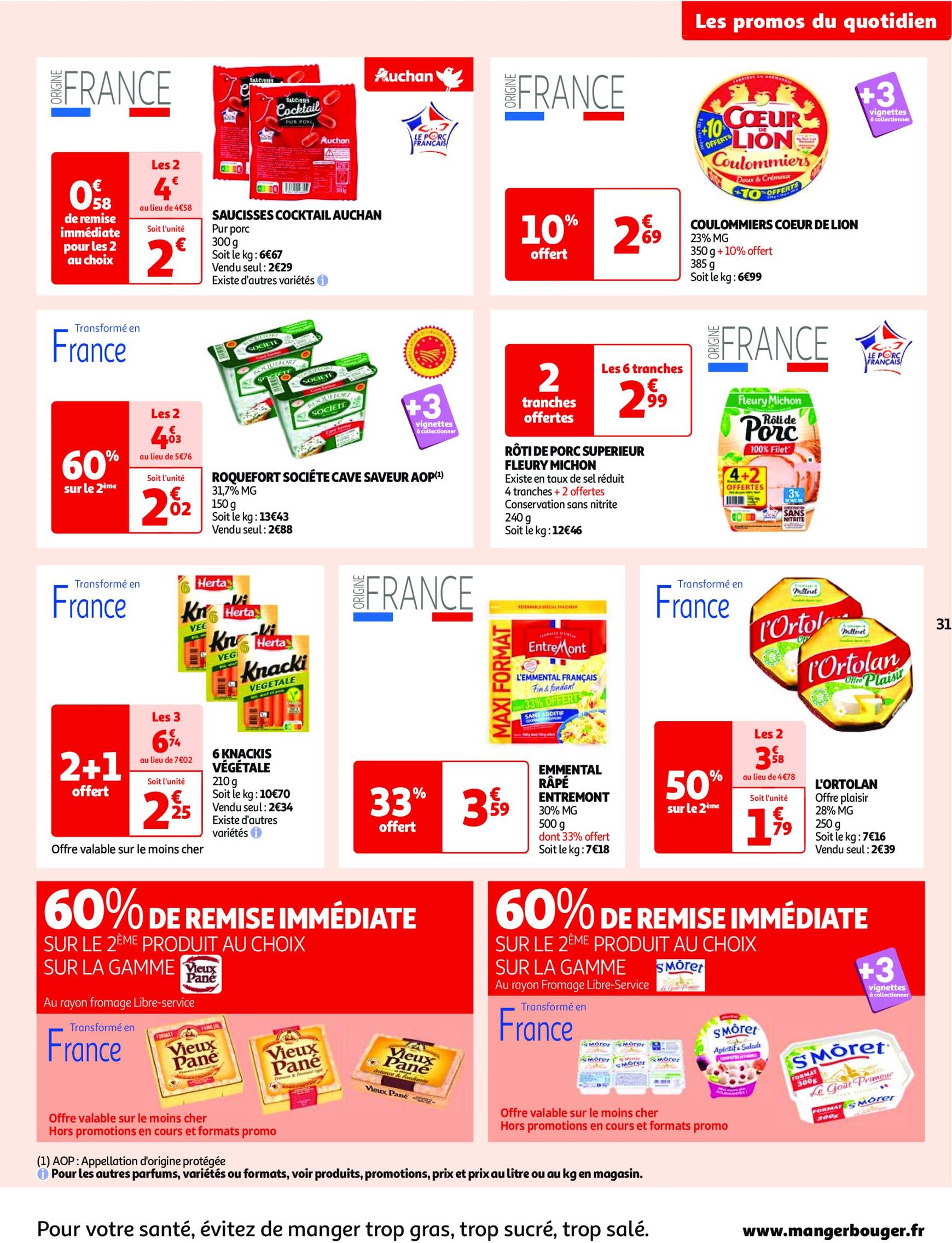 auchan - Catalogue Auchan - Mes 25 jours Auchan, ça continue ! valable dès 05.11. - 11.11. - page: 31