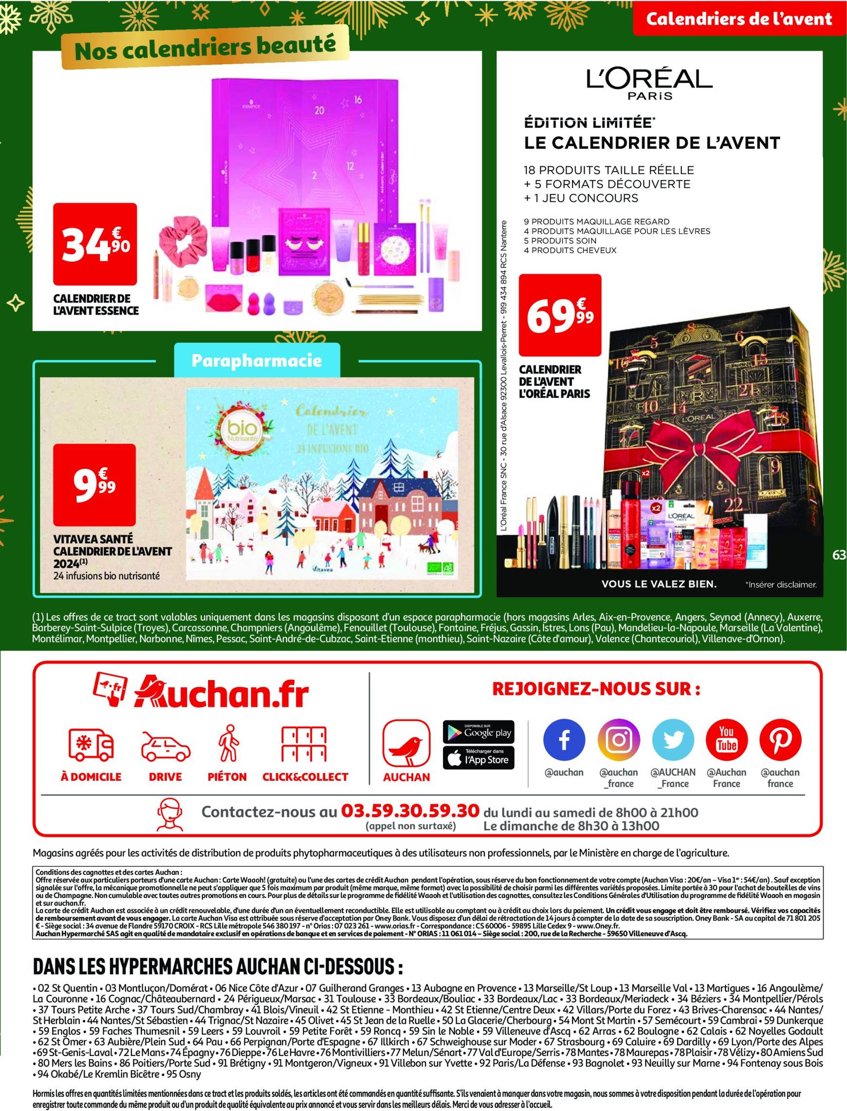 auchan - Catalogue Auchan - Mes 25 jours Auchan, ça continue ! valable dès 05.11. - 11.11. - page: 63