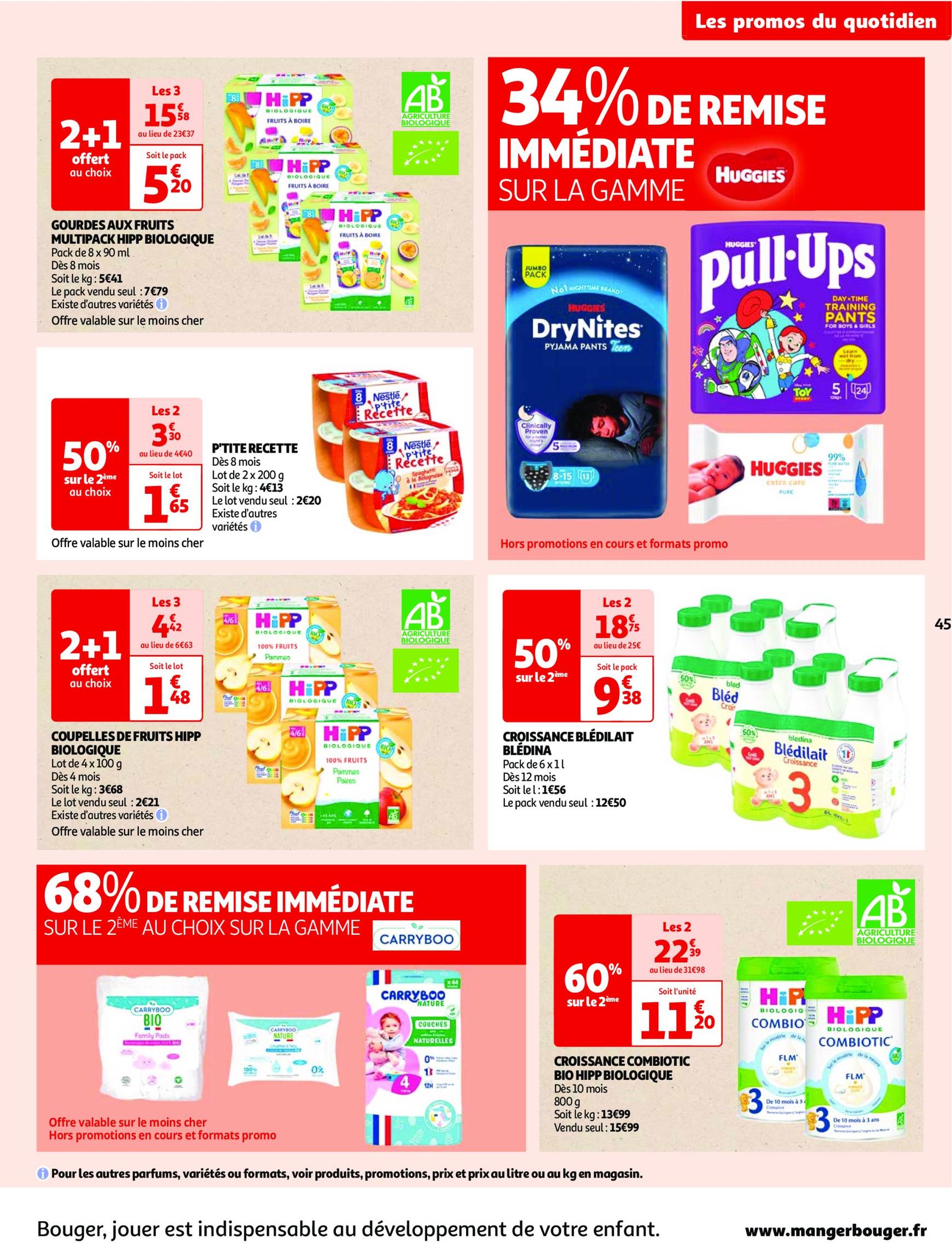 auchan - Catalogue Auchan - Mes 25 jours Auchan, ça continue ! valable dès 05.11. - 11.11. - page: 45