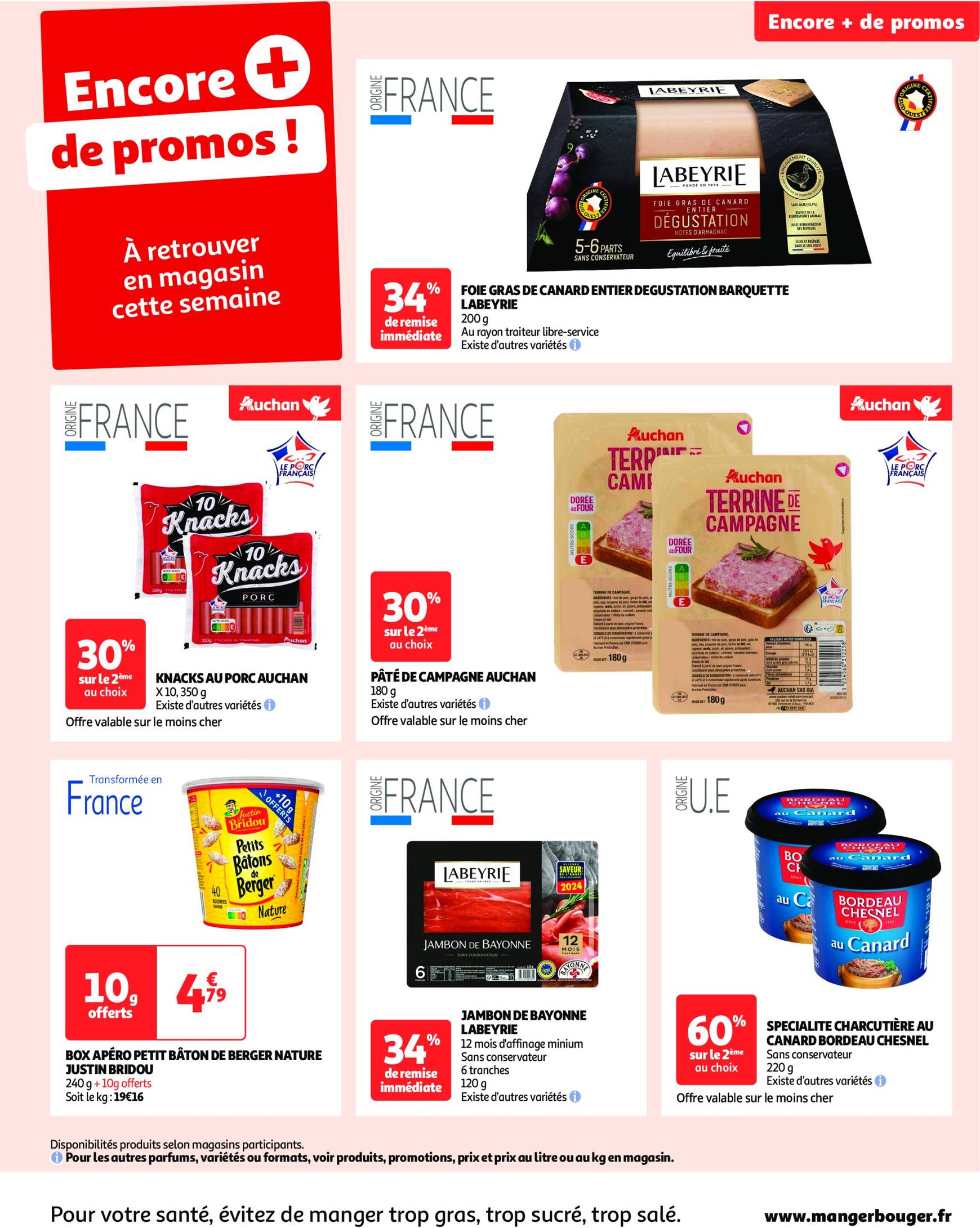 auchan - Catalogue Auchan - 25 offres à prix essentiels valable dès 10/12 - 16/12 - page: 68