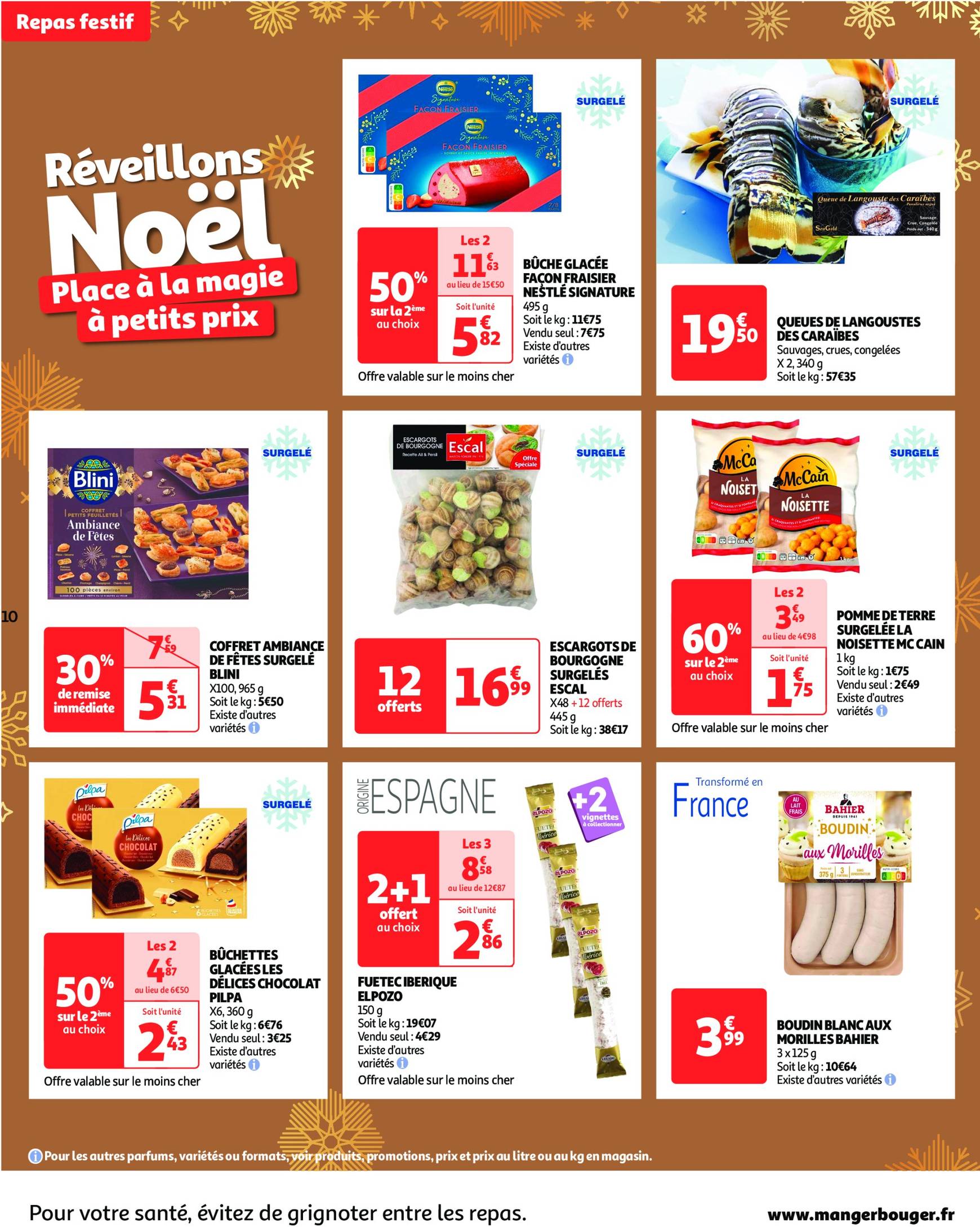 auchan - Catalogue Auchan - 25 offres à prix essentiels valable dès 10/12 - 16/12 - page: 10