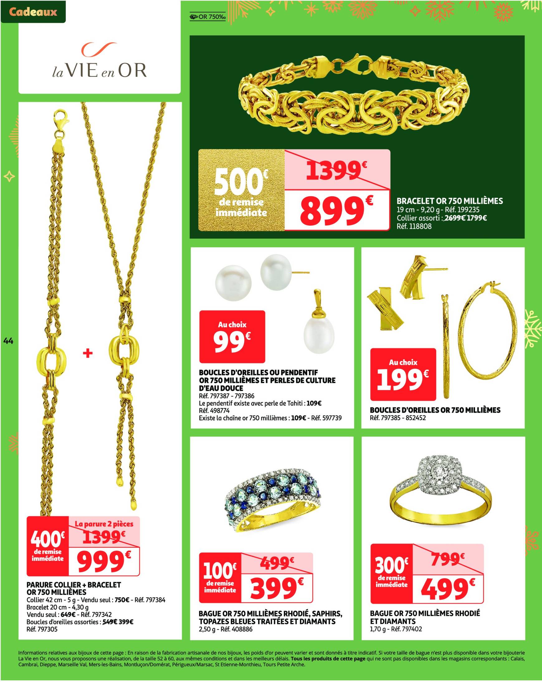 auchan - Catalogue Auchan - 25 offres à prix essentiels valable dès 10/12 - 16/12 - page: 44