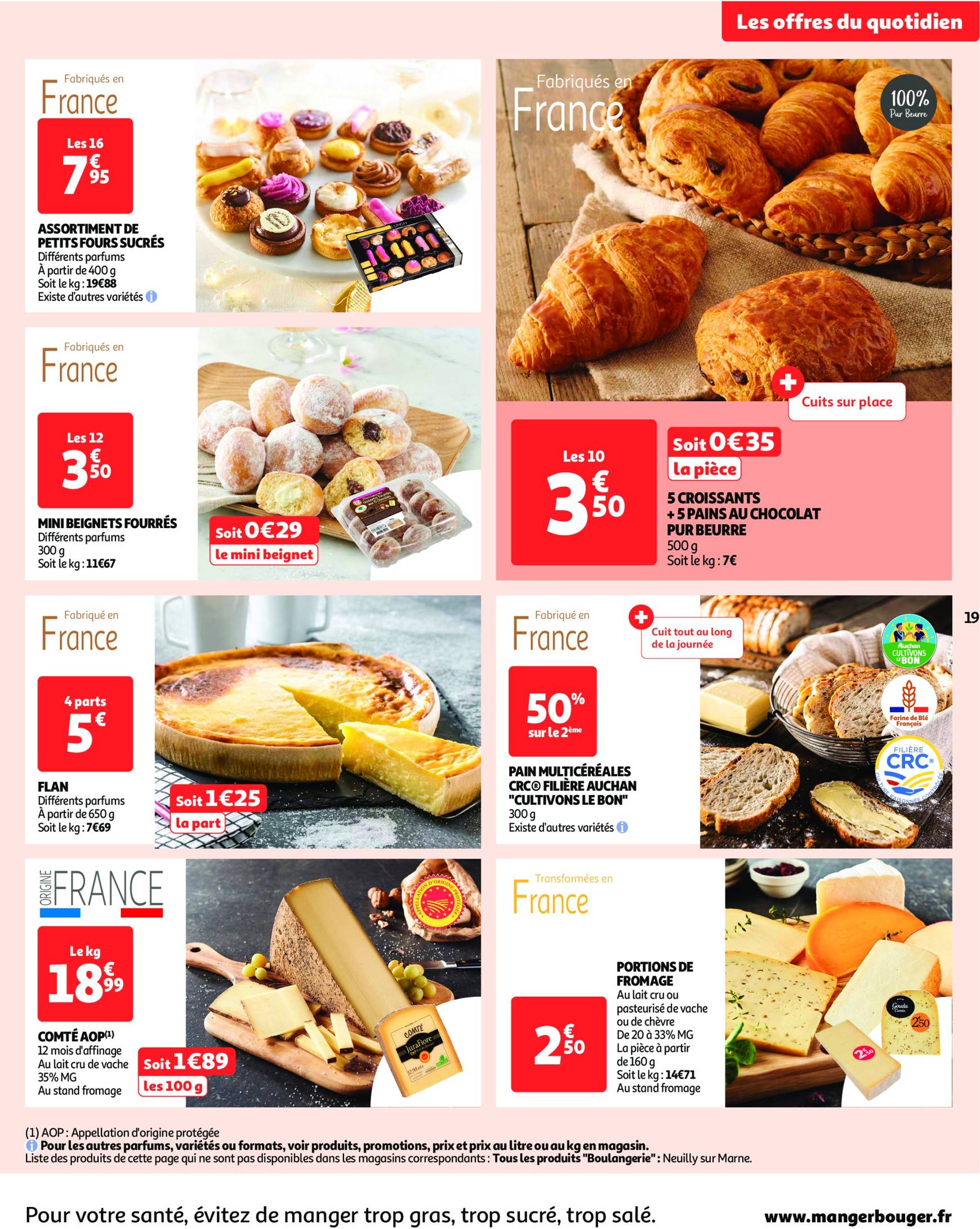 auchan - Catalogue Auchan - 25 offres à prix essentiels valable dès 10/12 - 16/12 - page: 19