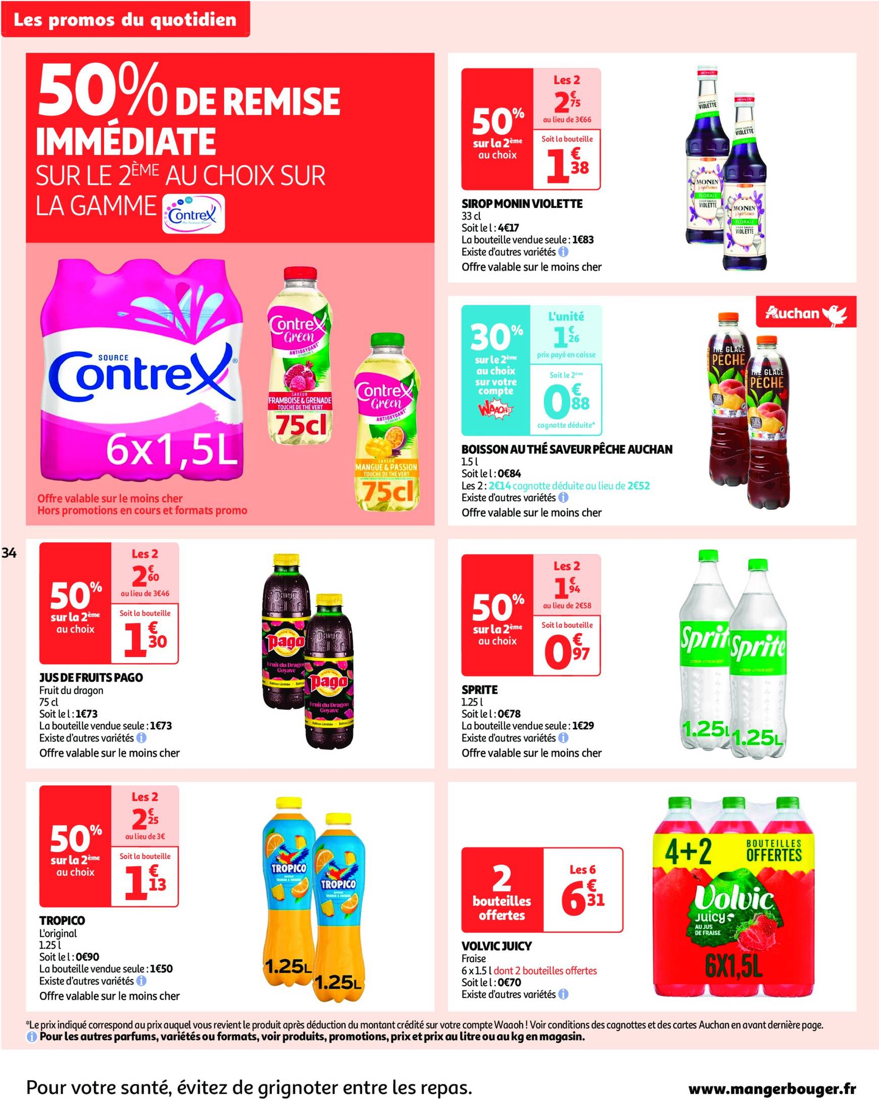 auchan - Catalogue Auchan - 25 offres à prix essentiels valable dès 10/12 - 16/12 - page: 34