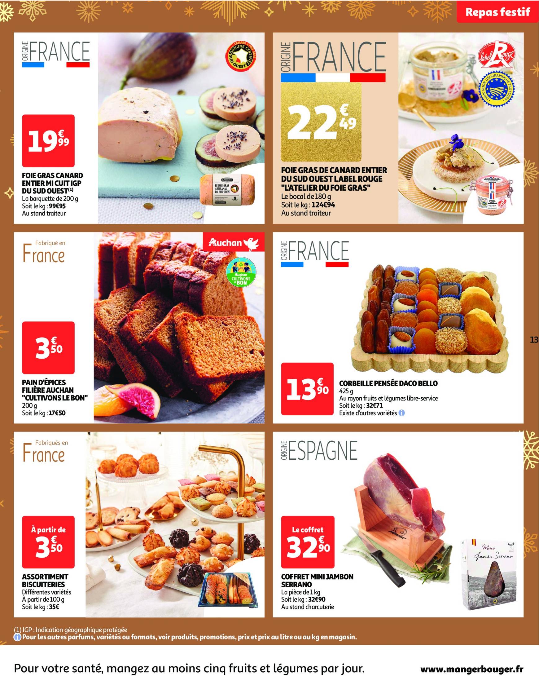 auchan - Catalogue Auchan - 25 offres à prix essentiels valable dès 10/12 - 16/12 - page: 13