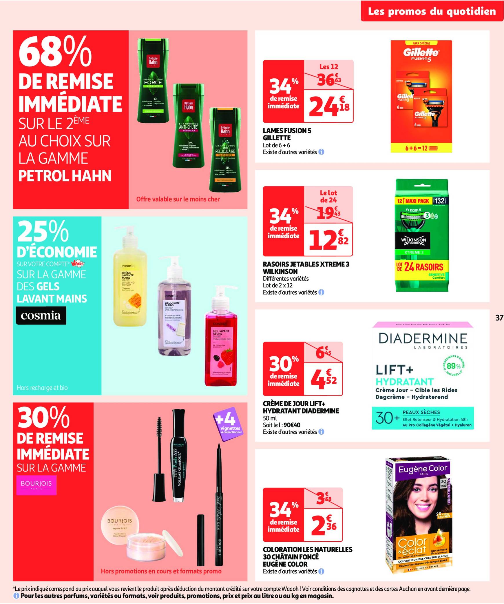 auchan - Catalogue Auchan - 25 offres à prix essentiels valable dès 10/12 - 16/12 - page: 37