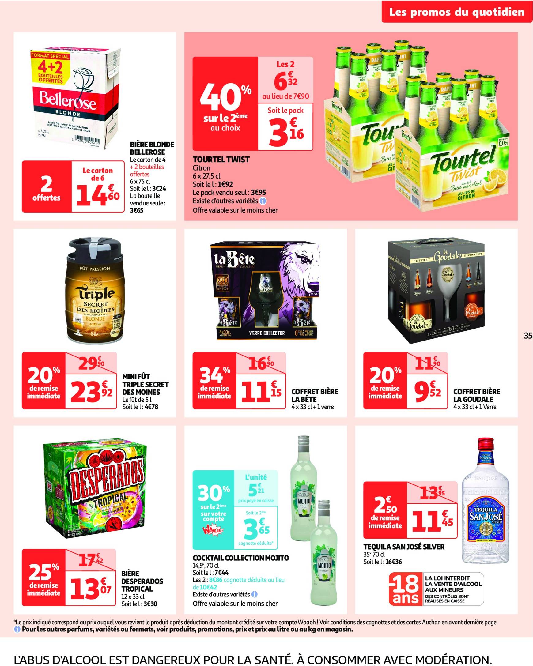 auchan - Catalogue Auchan - 25 offres à prix essentiels valable dès 10/12 - 16/12 - page: 35