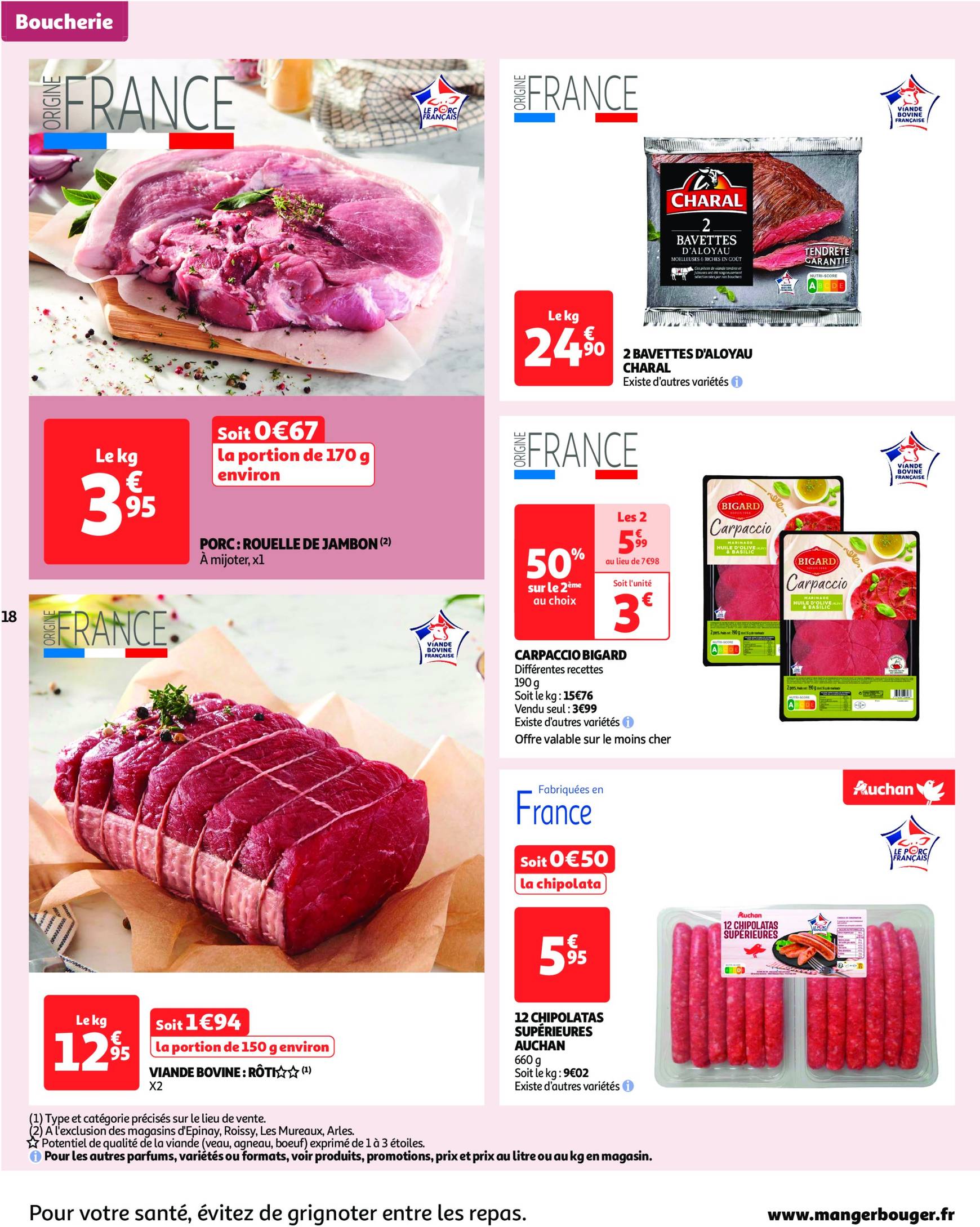 auchan - Catalogue Auchan - 25 offres à prix essentiels valable dès 10/12 - 16/12 - page: 18