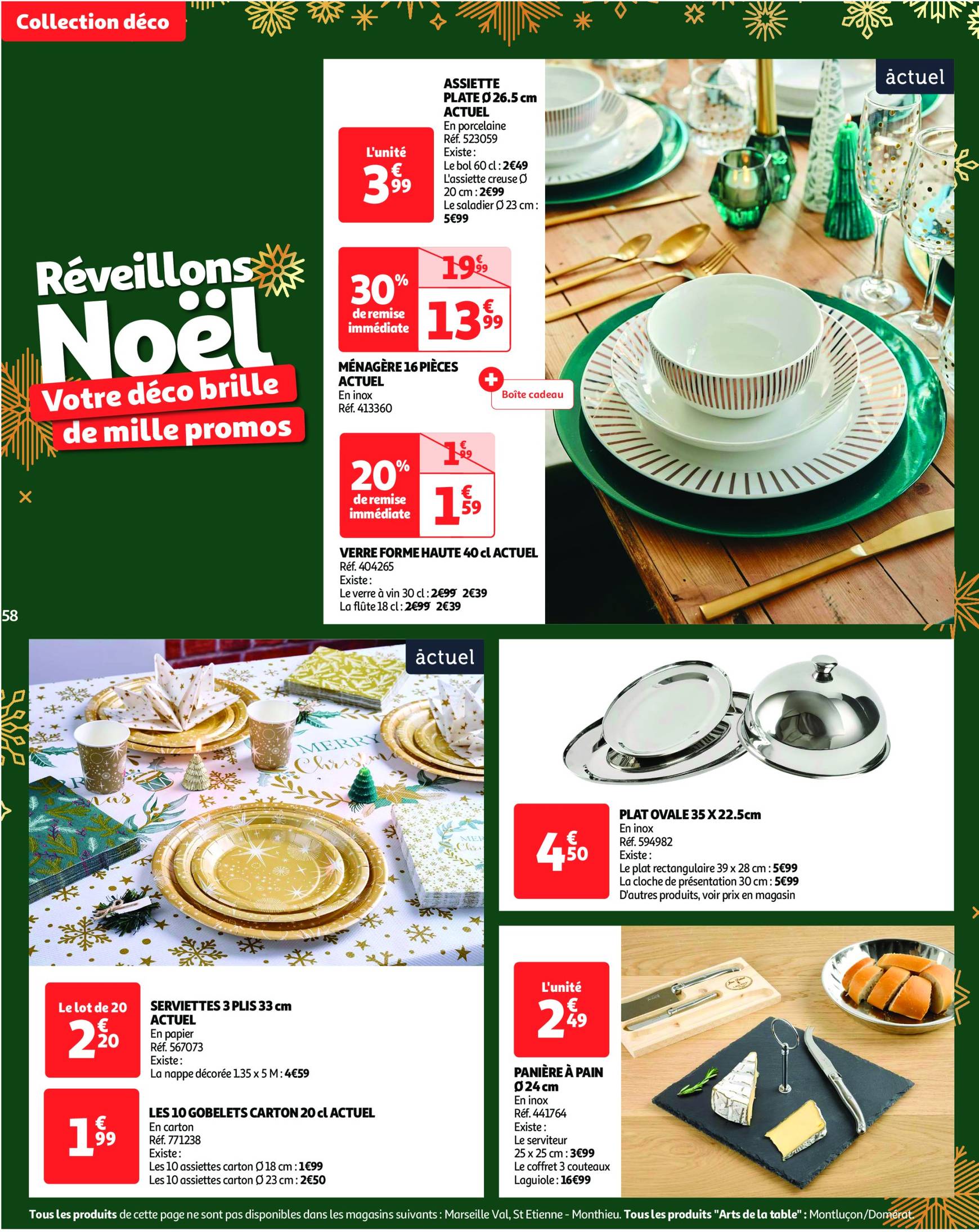 auchan - Catalogue Auchan - 25 offres à prix essentiels valable dès 10/12 - 16/12 - page: 58