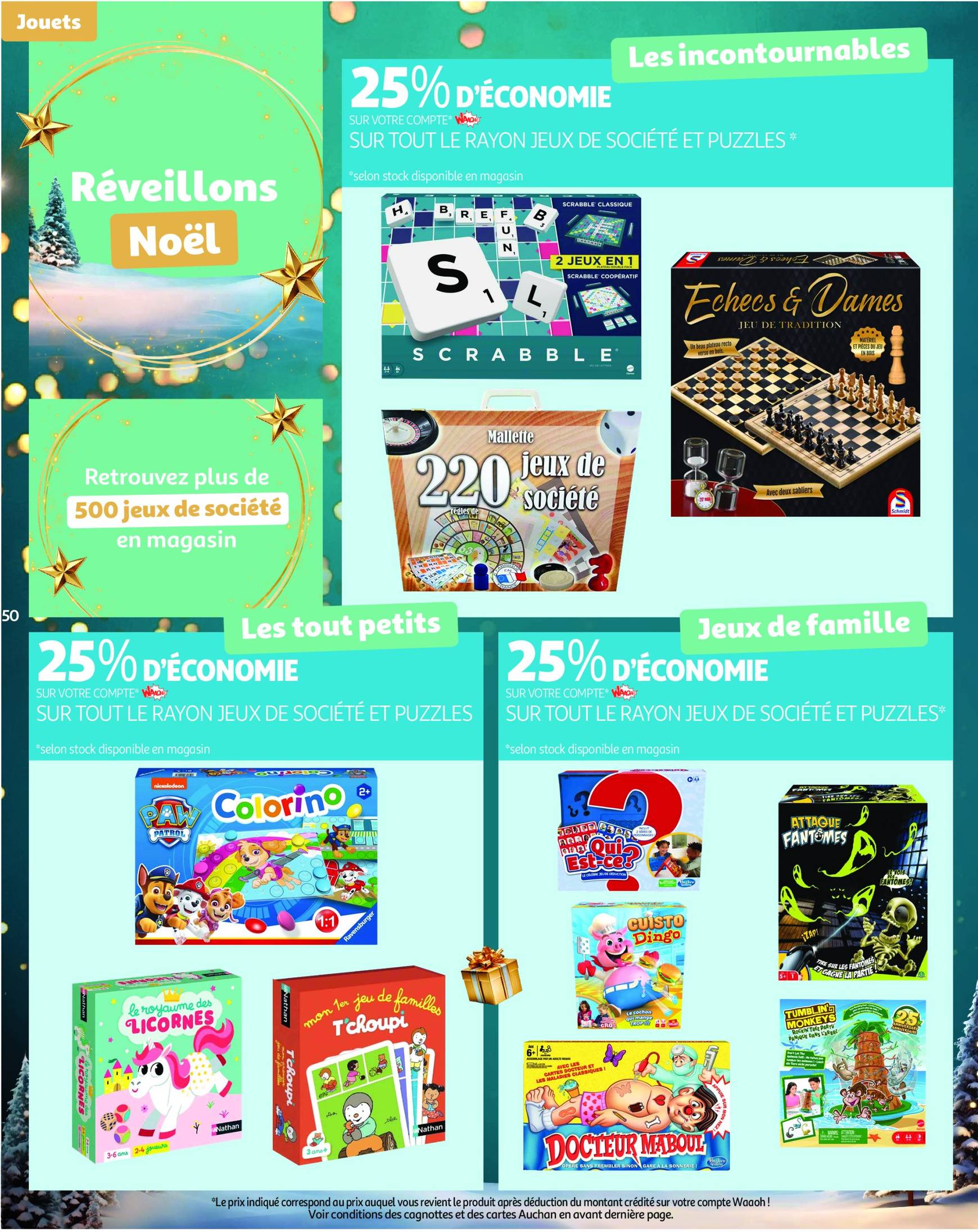 auchan - Catalogue Auchan - 25 offres à prix essentiels valable dès 10/12 - 16/12 - page: 50