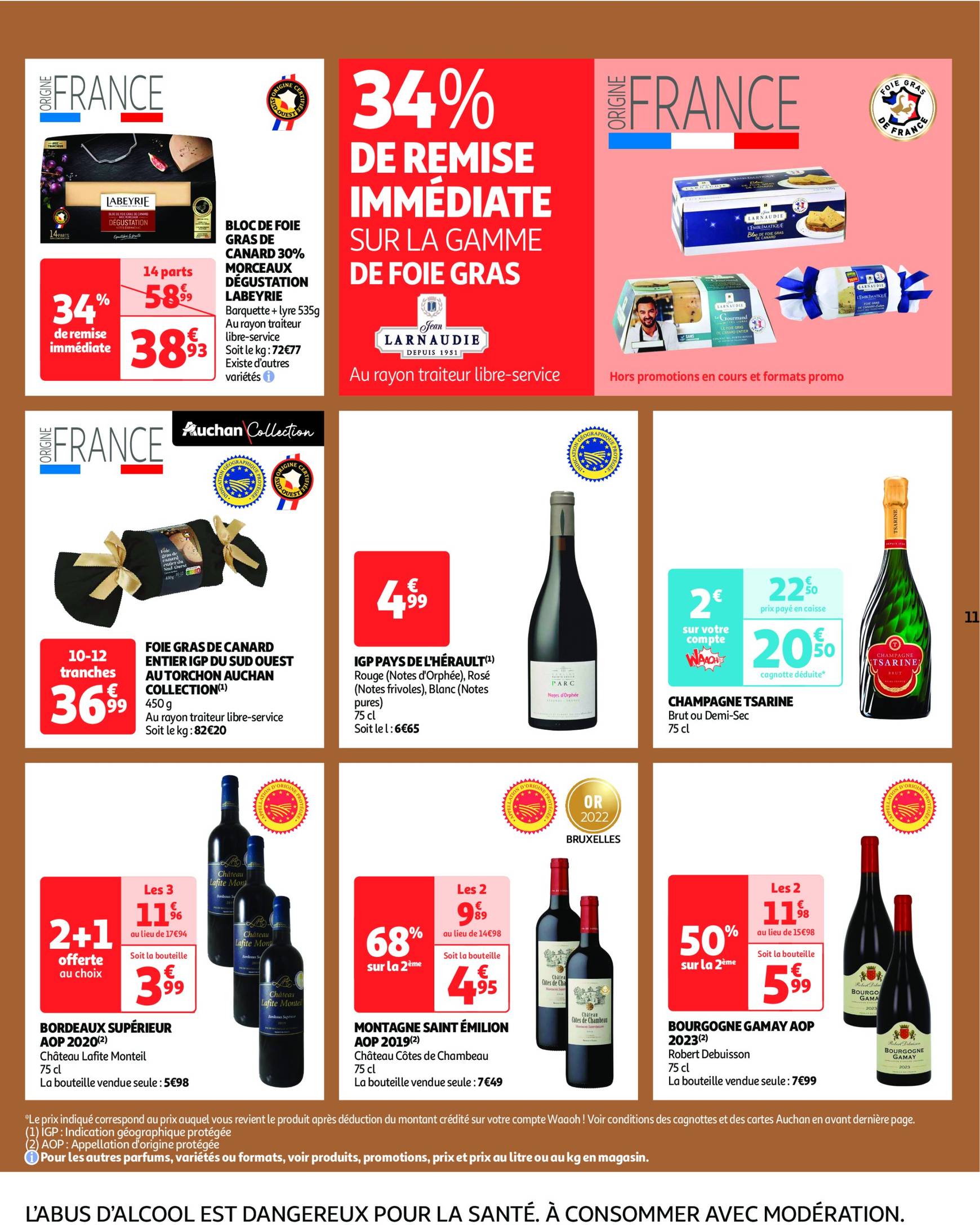 auchan - Catalogue Auchan - 25 offres à prix essentiels valable dès 10/12 - 16/12 - page: 11