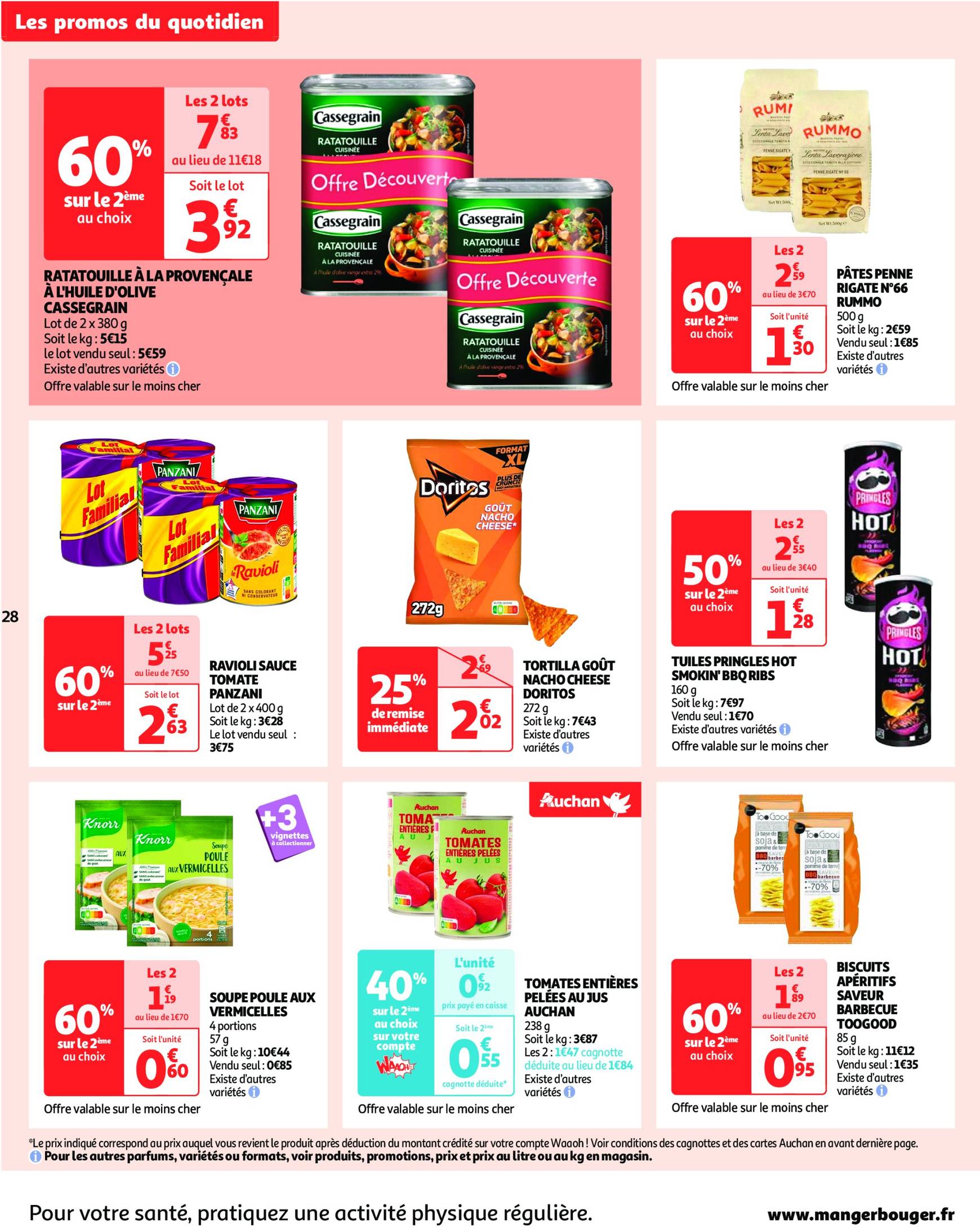 auchan - Catalogue Auchan - 25 offres à prix essentiels valable dès 10/12 - 16/12 - page: 28