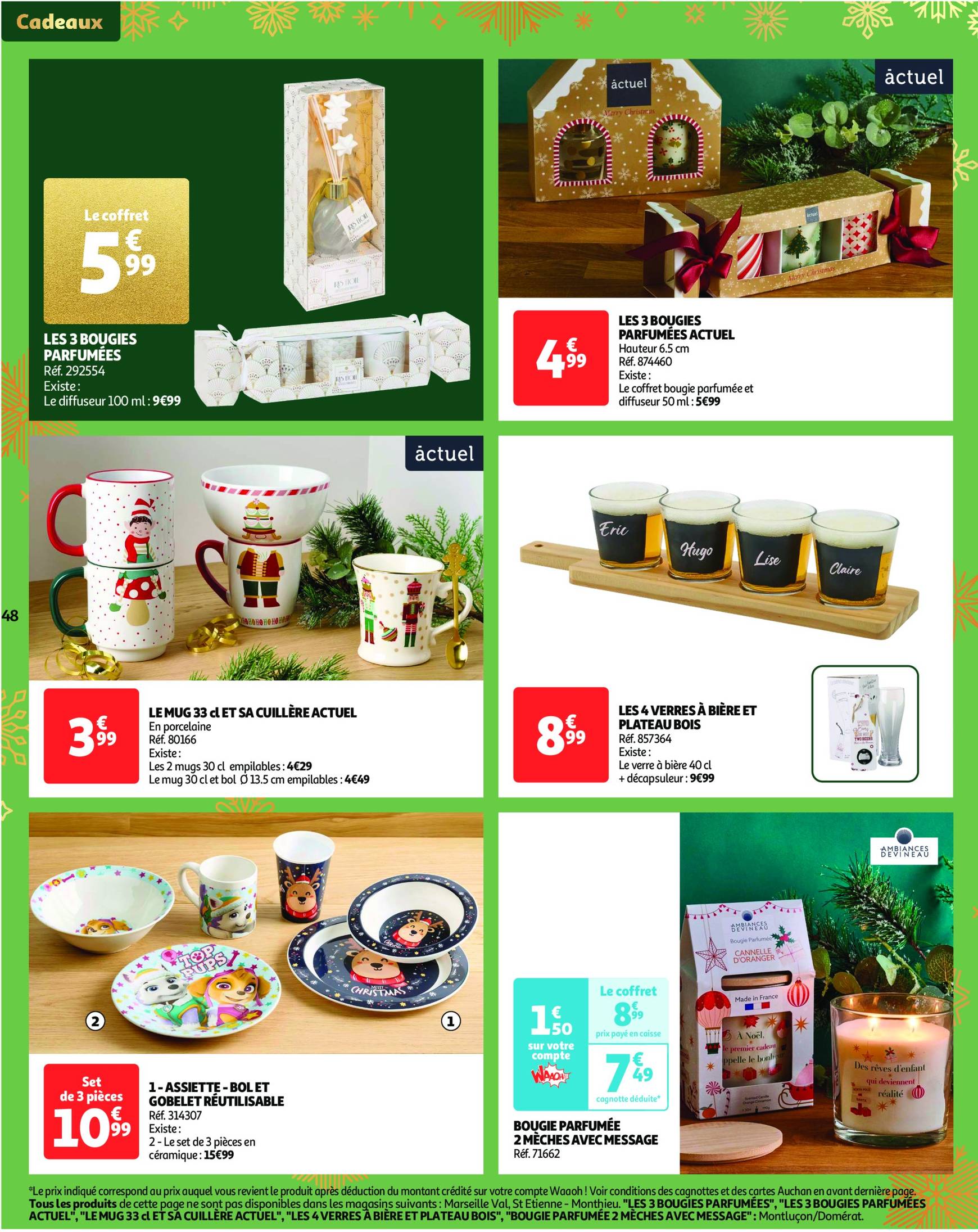 auchan - Catalogue Auchan - 25 offres à prix essentiels valable dès 10/12 - 16/12 - page: 48