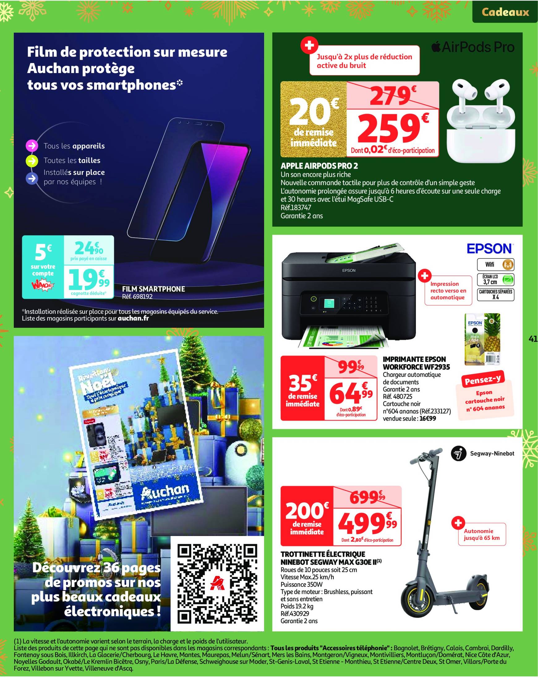 auchan - Catalogue Auchan - 25 offres à prix essentiels valable dès 10/12 - 16/12 - page: 41