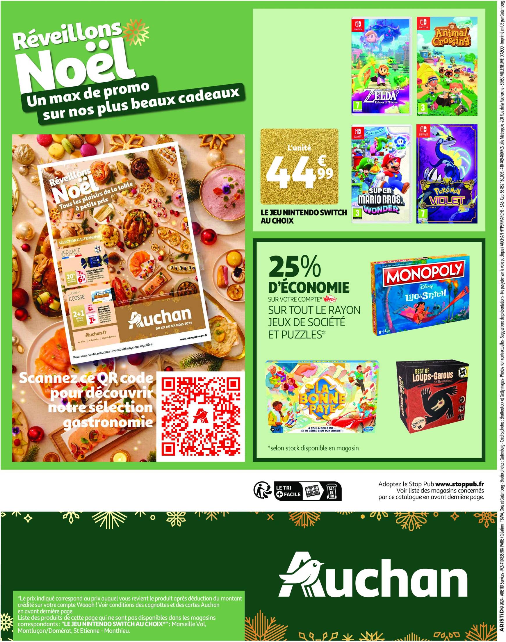 auchan - Catalogue Auchan - 25 offres à prix essentiels valable dès 10/12 - 16/12 - page: 64