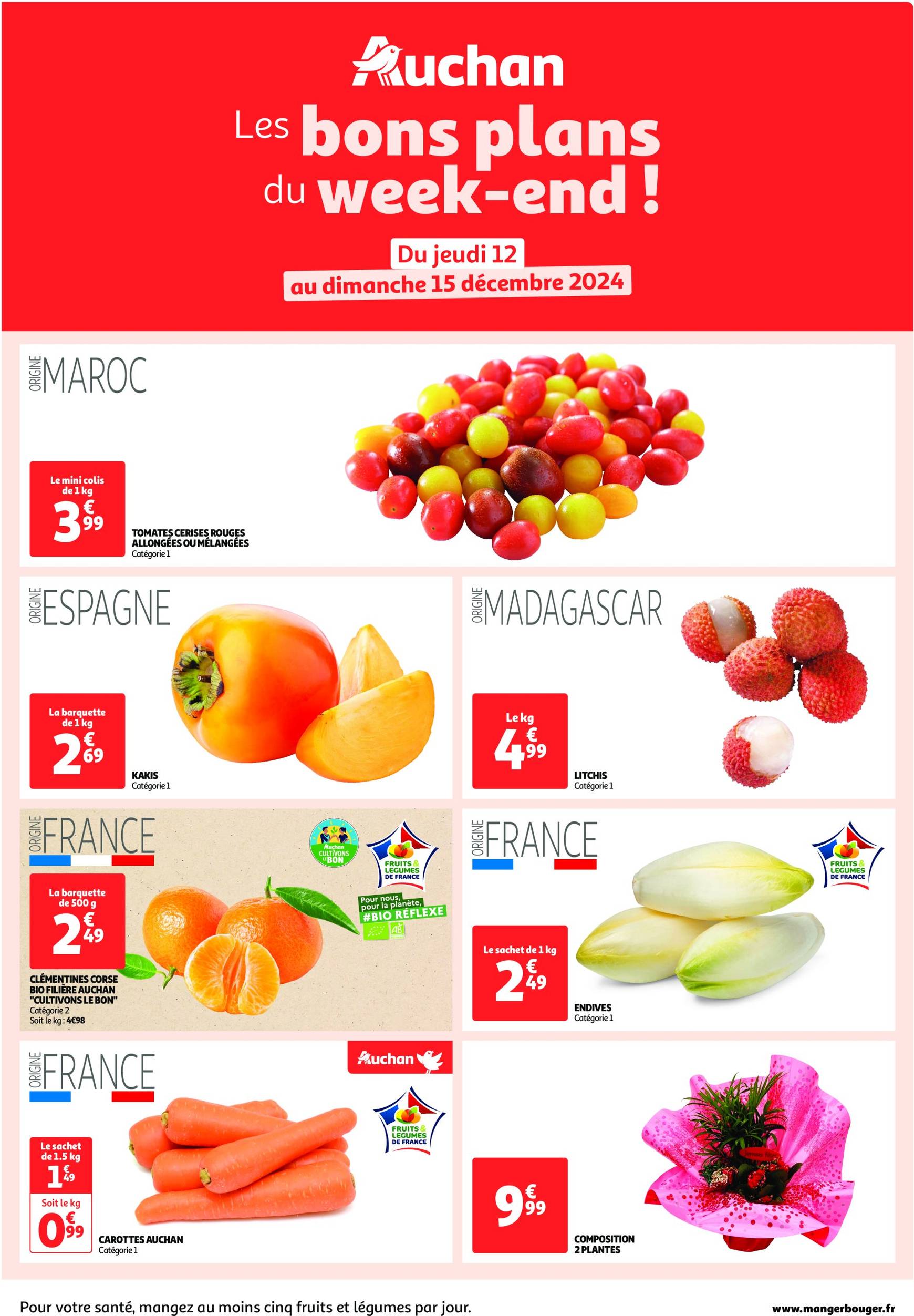 auchan - Catalogue Auchan - Les bons plans du week-end dans votre hyper ! valable dès 12/12 - 15/12