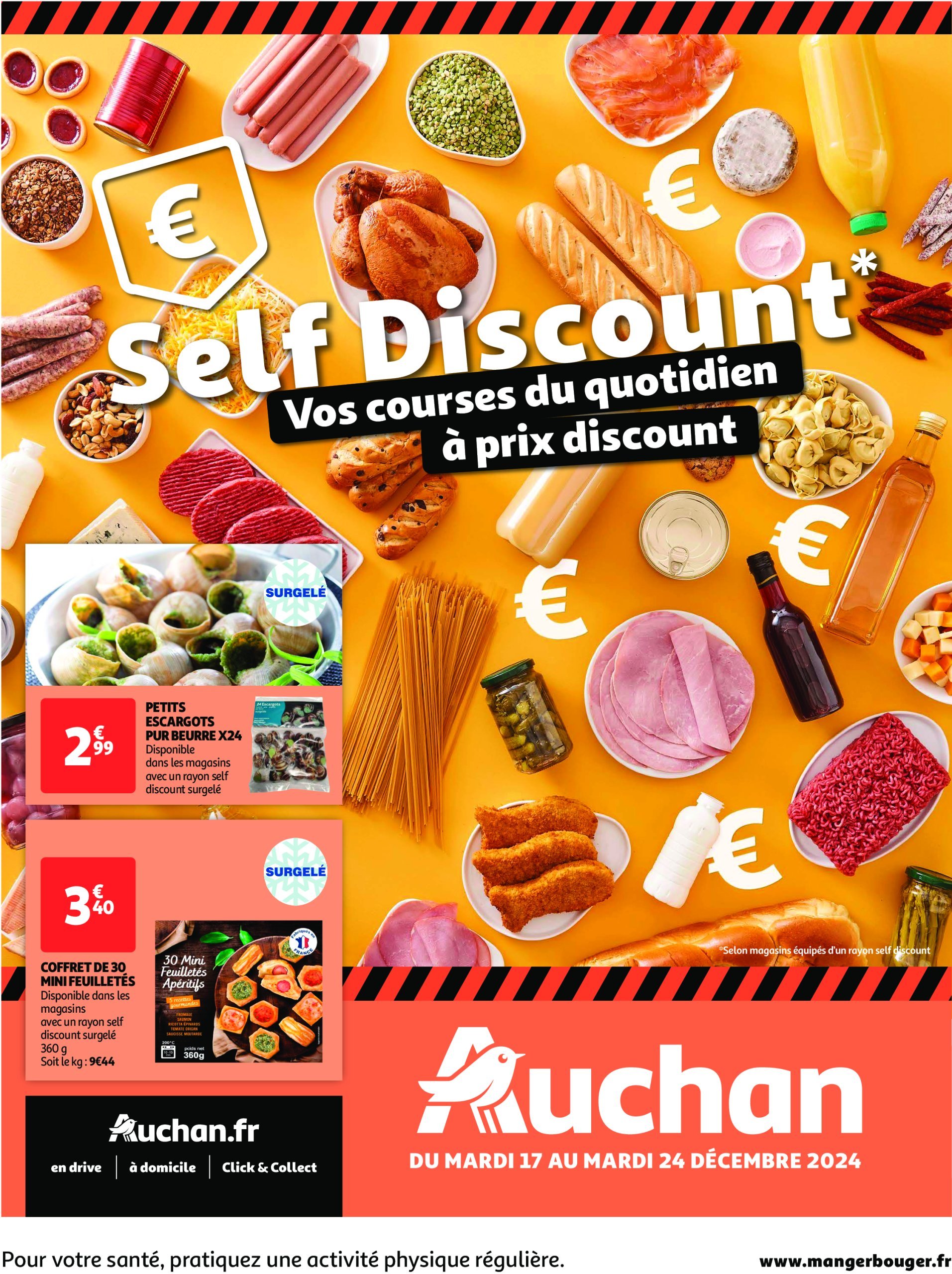 auchan - Catalogue Auchan - Vos courses du quotidien à prix discount valable dès 17/12 - 24/12