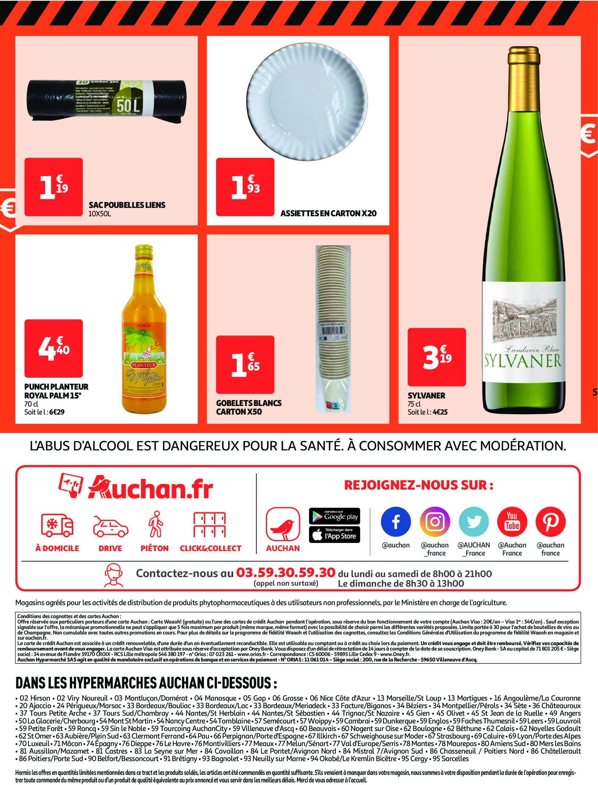 auchan - Catalogue Auchan - Vos courses du quotidien à prix discount valable dès 17/12 - 24/12 - page: 5