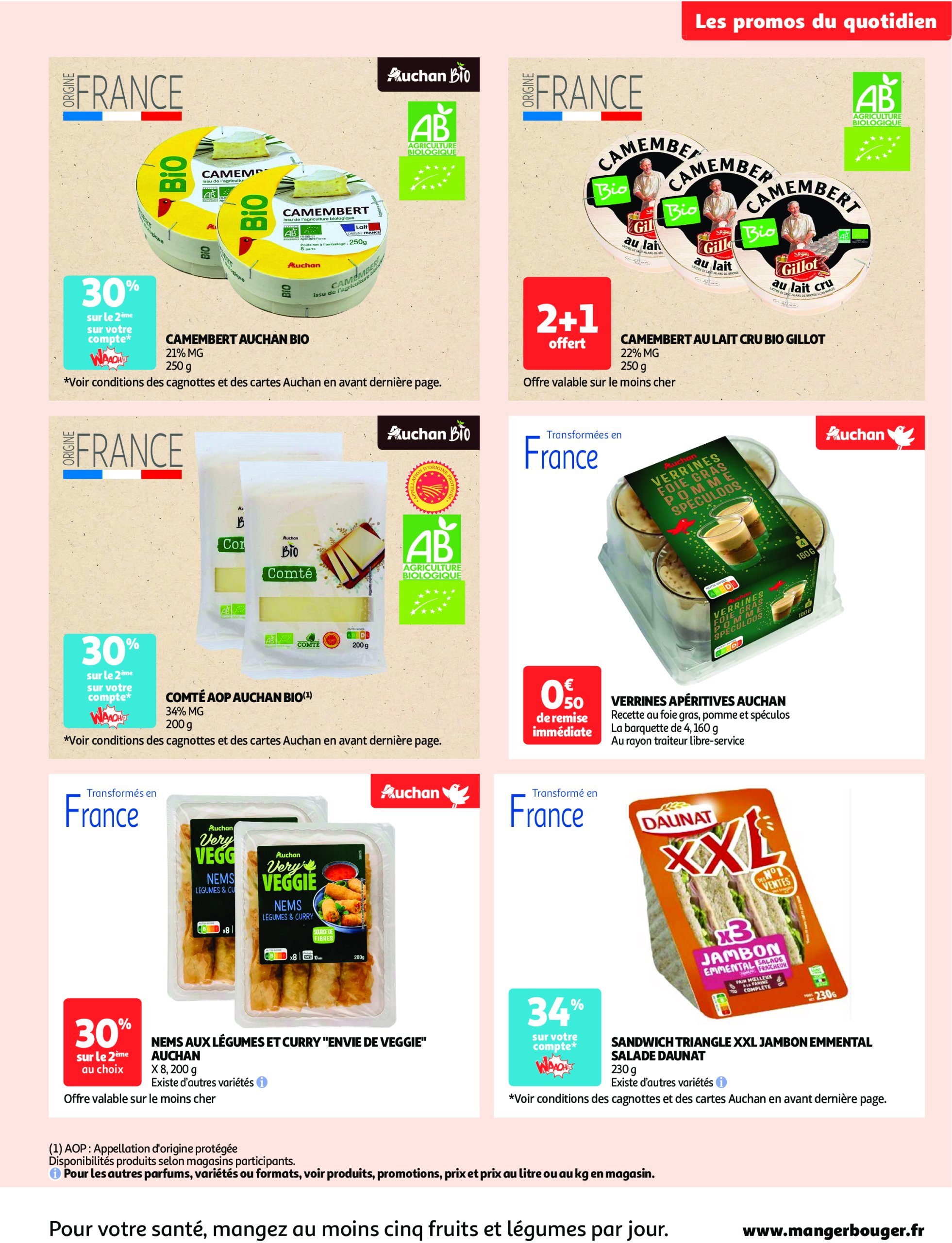 auchan - Catalogue Auchan - Des économies au quotidien valable dès 17/12 - 31/12 - page: 5