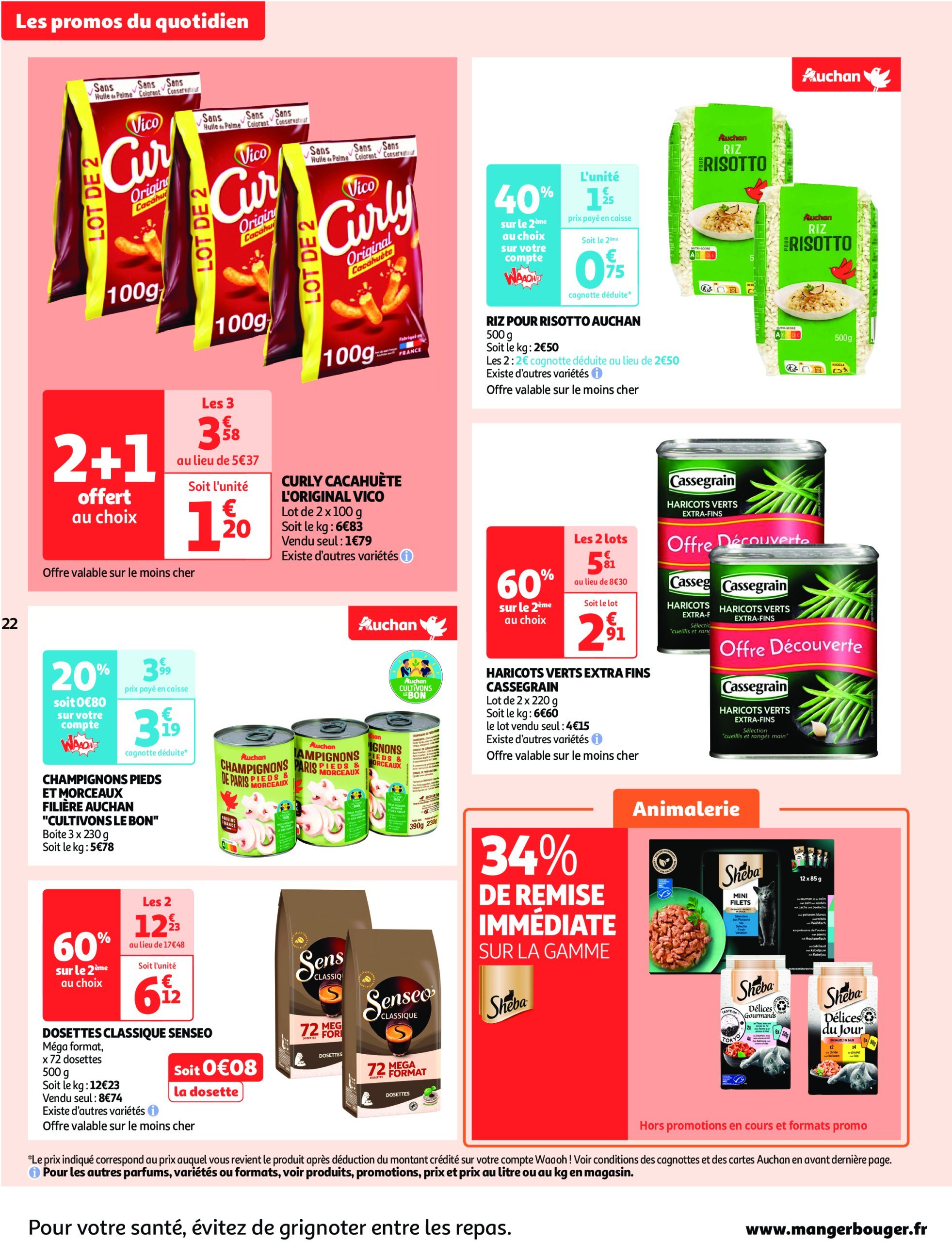 auchan - Catalogue Auchan supermarché - Fêtons Noël dans votre super valable dès 17/12 - 24/12 - page: 22