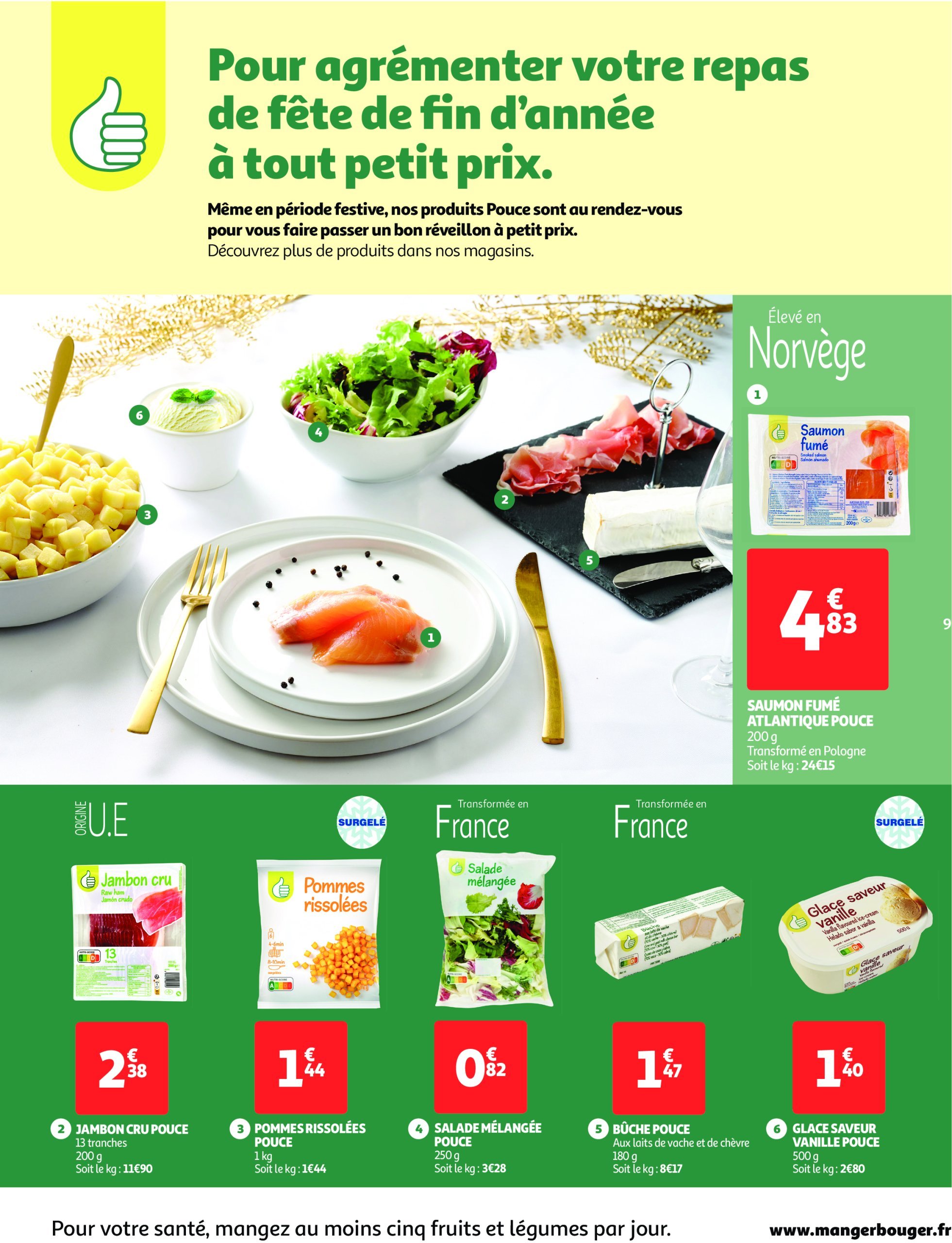 auchan - Catalogue Auchan supermarché - Fêtons Noël dans votre super valable dès 17/12 - 24/12 - page: 9