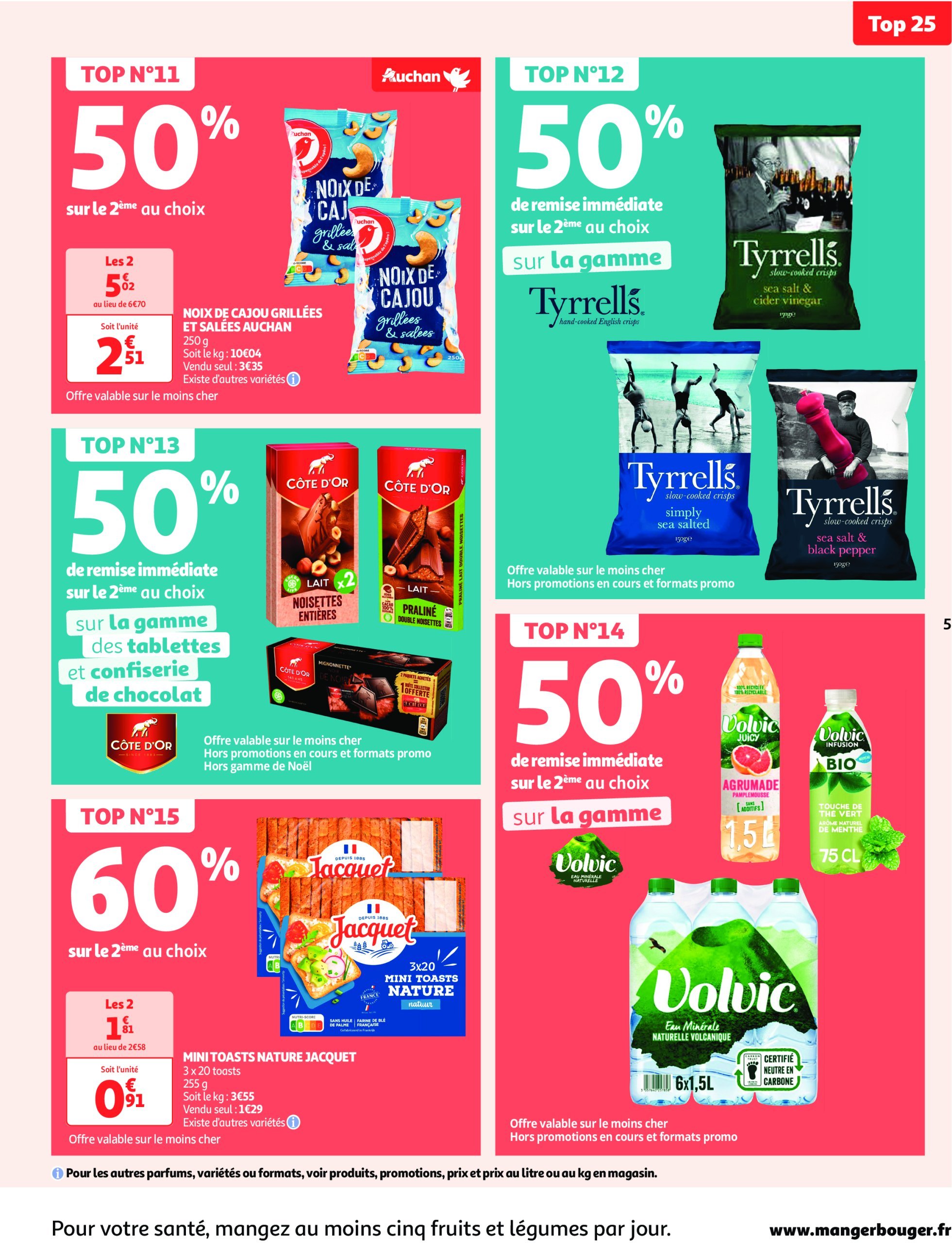 auchan - Catalogue Auchan supermarché - Fêtons Noël dans votre super valable dès 17/12 - 24/12 - page: 5