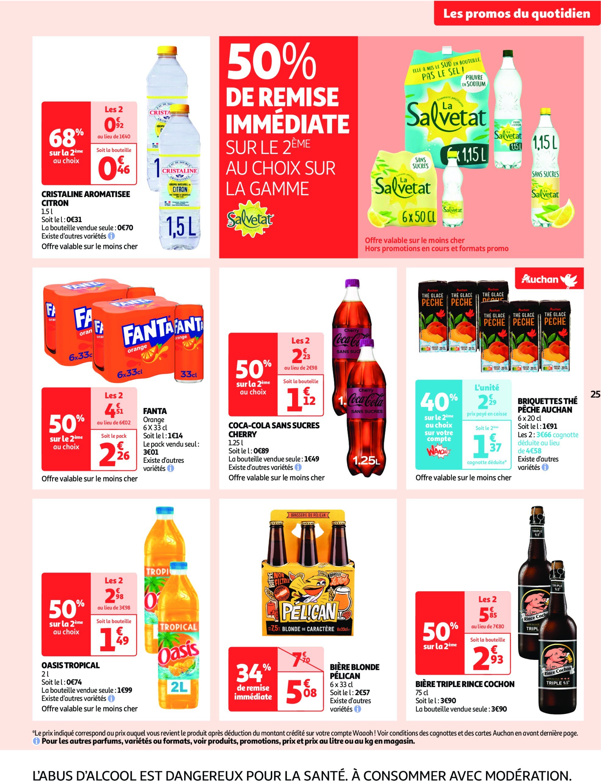 auchan - Catalogue Auchan supermarché - Fêtons Noël dans votre super valable dès 17/12 - 24/12 - page: 25