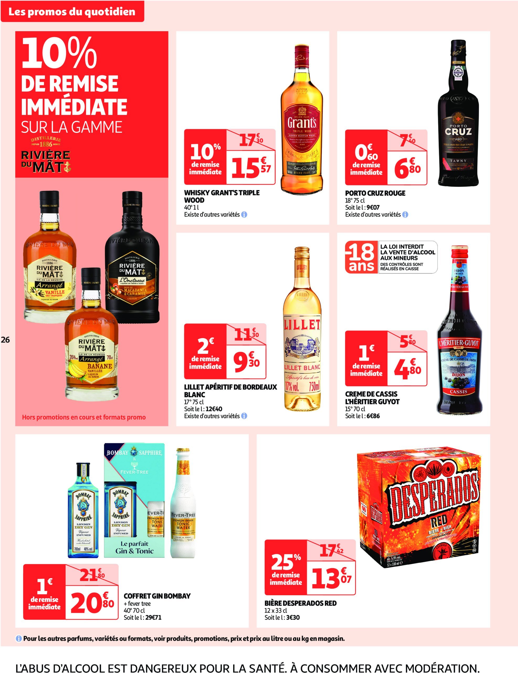 auchan - Catalogue Auchan supermarché - Fêtons Noël dans votre super valable dès 17/12 - 24/12 - page: 26