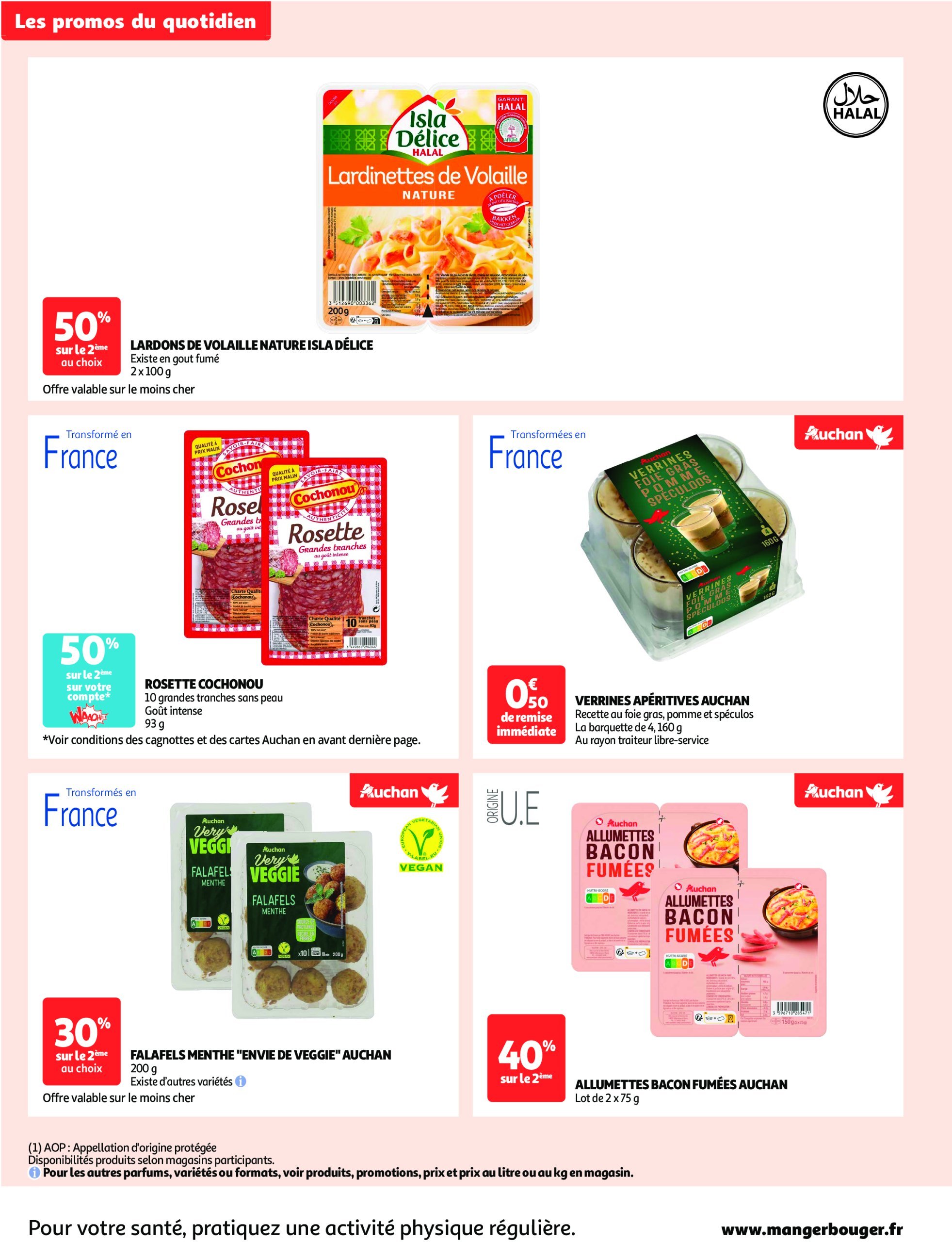 auchan - Catalogue Auchan supermarché - Des économies au quotidien dans votre super valable dès 17/12 - 31/12 - page: 4