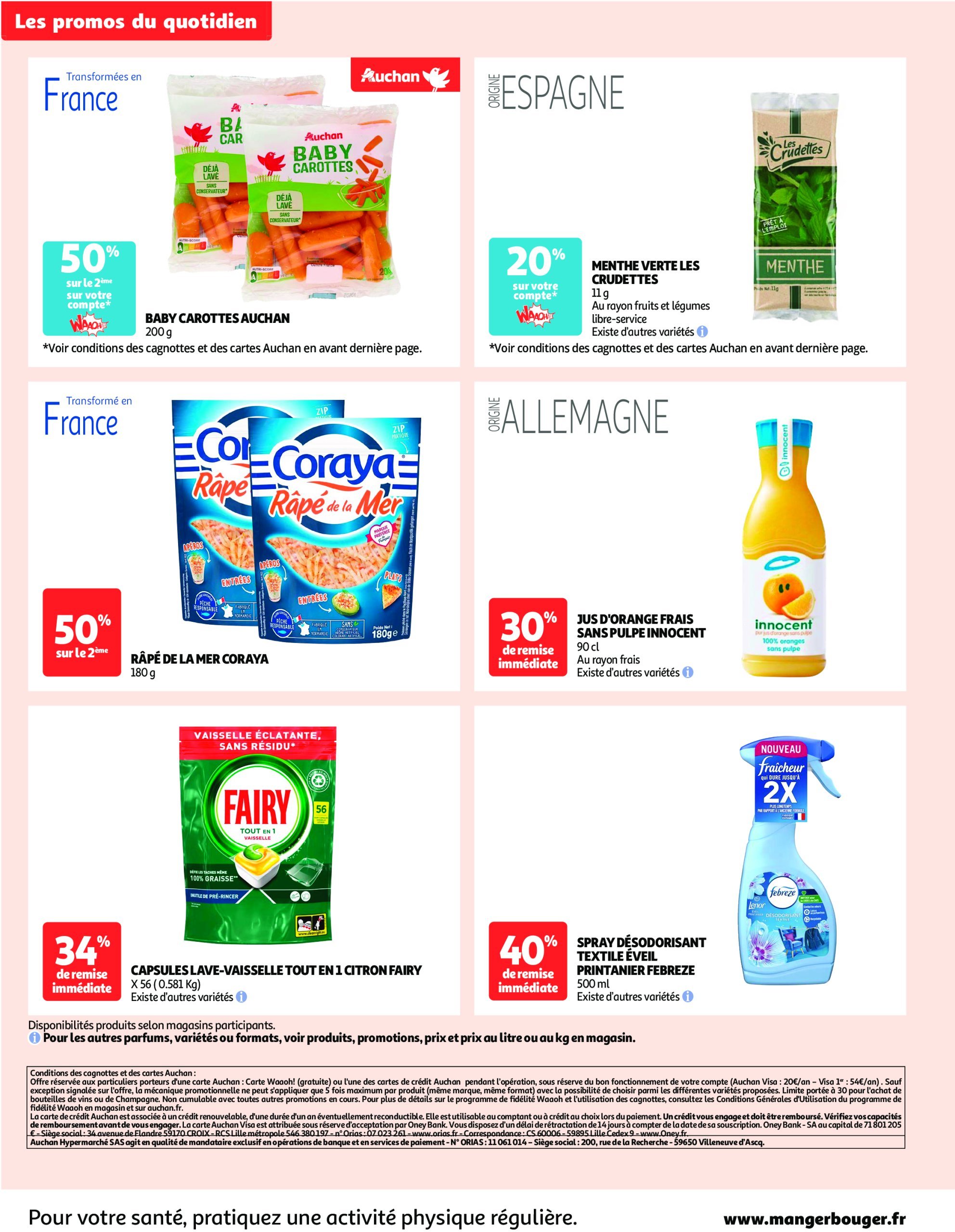 auchan - Catalogue Auchan supermarché - Des économies au quotidien dans votre super valable dès 17/12 - 31/12 - page: 12